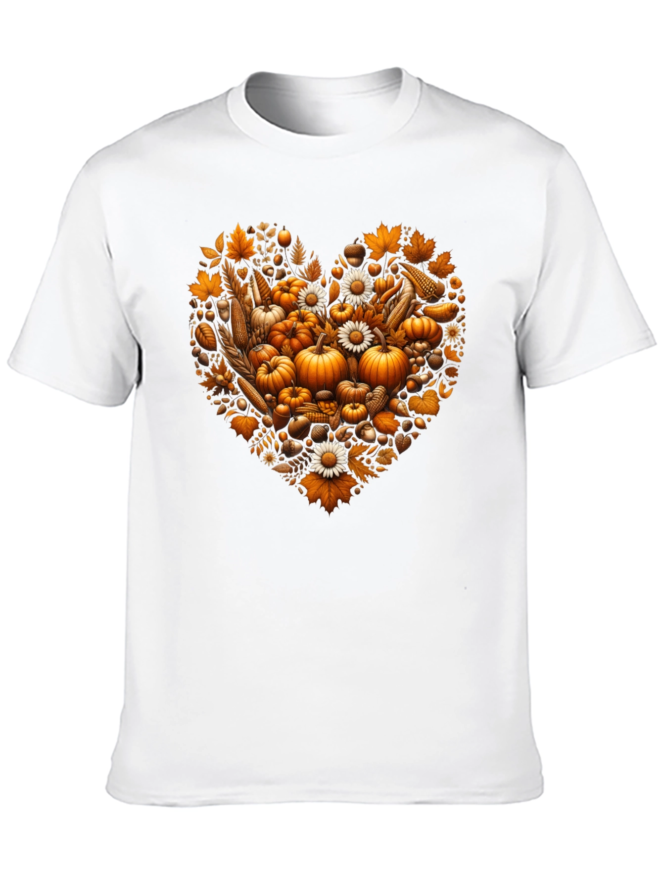 Fall Harvest Heart Graphic Tee