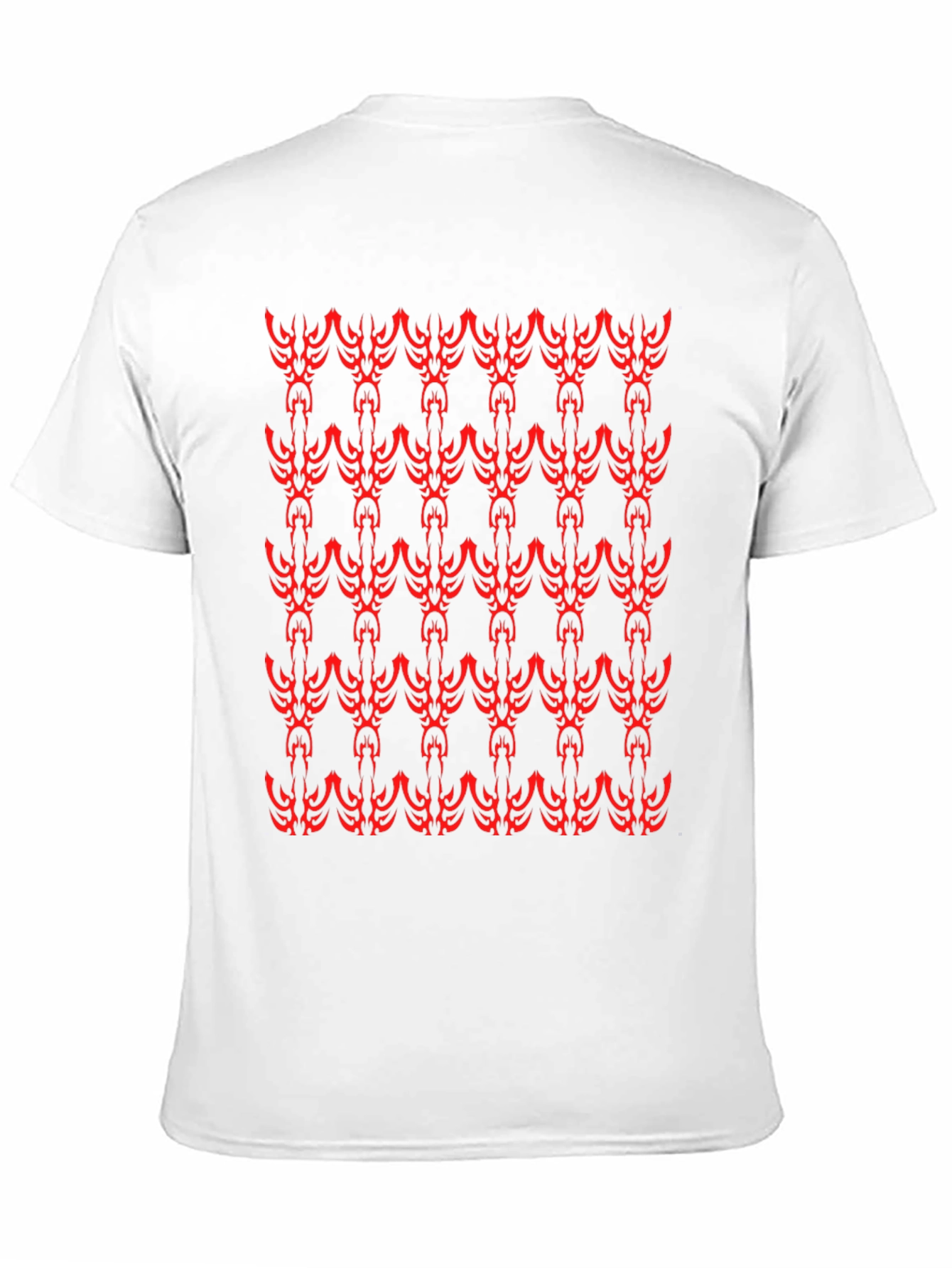 Bold Pattern Black T-Shirt