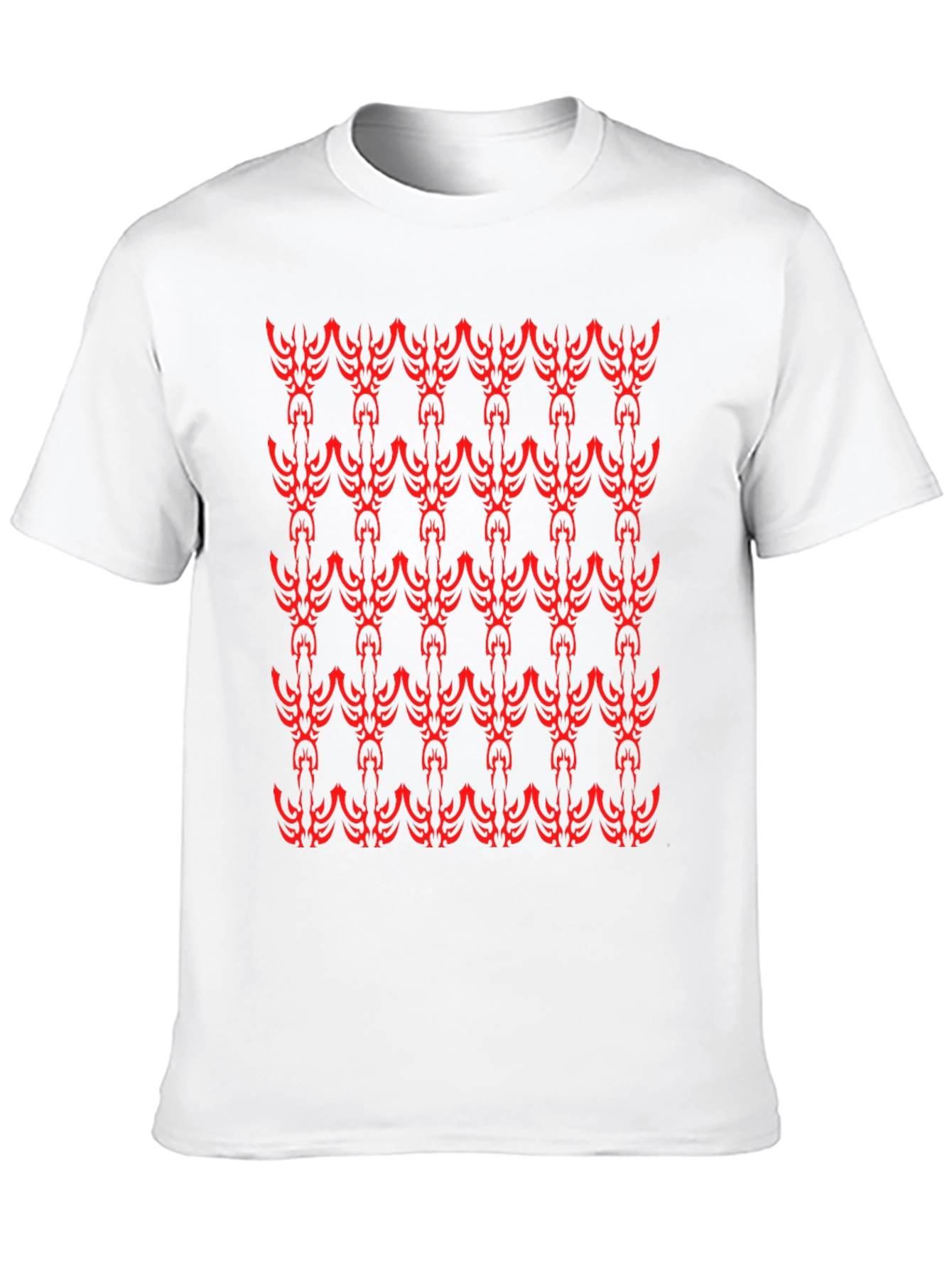 Bold Pattern Black T-Shirt