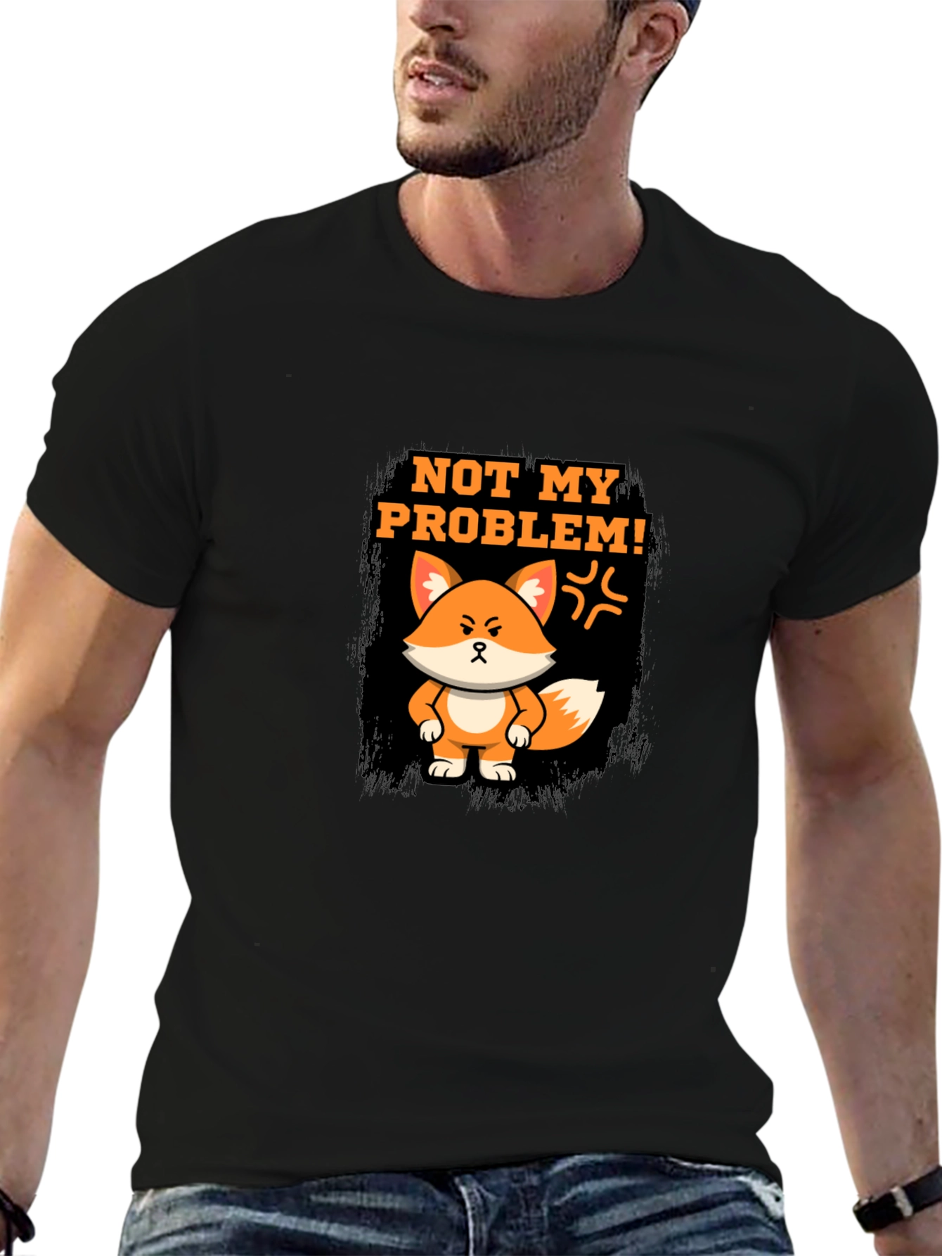 Not My Problem Fox Graphic T-Shirt