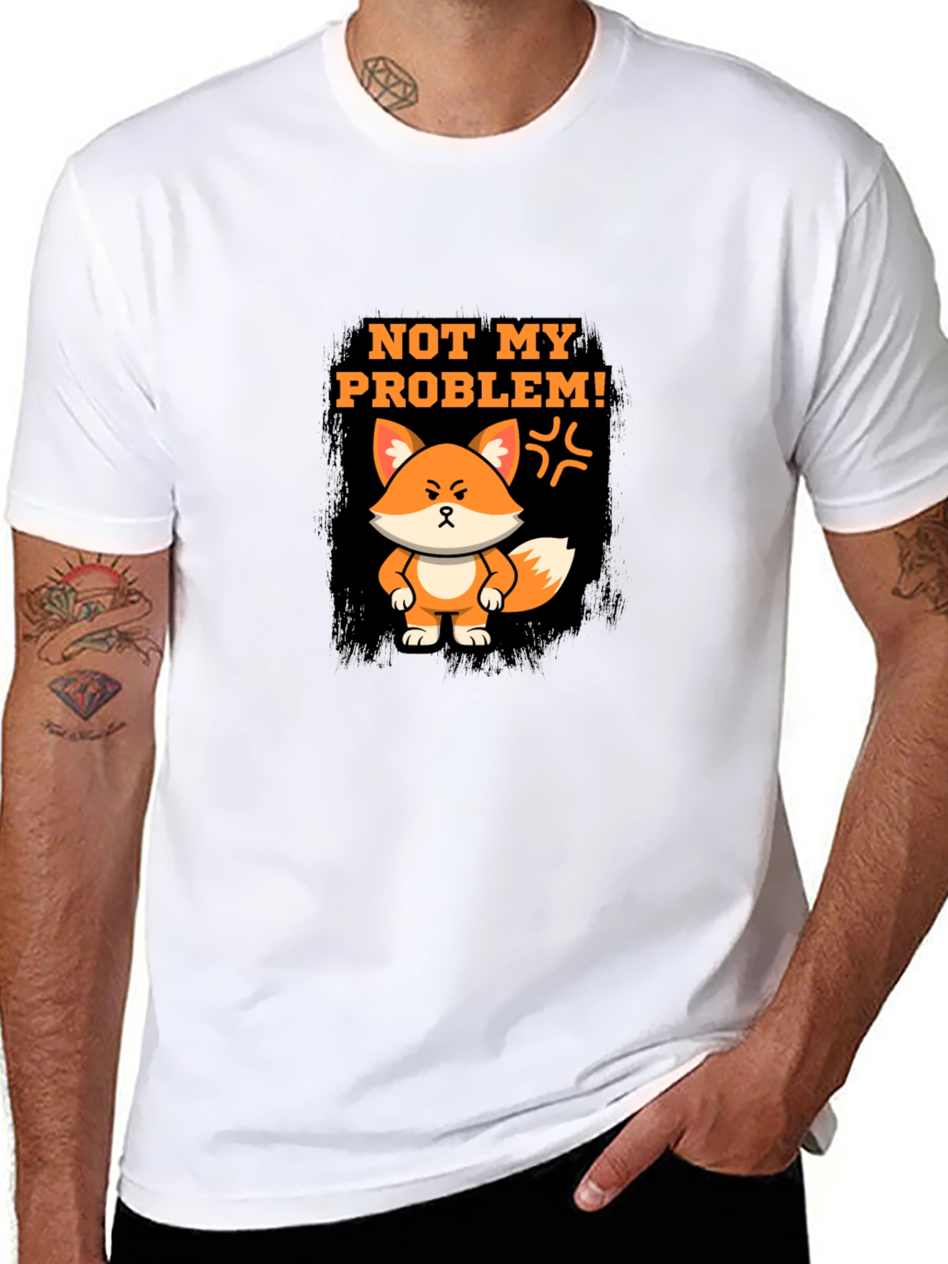 Not My Problem Fox Graphic T-Shirt