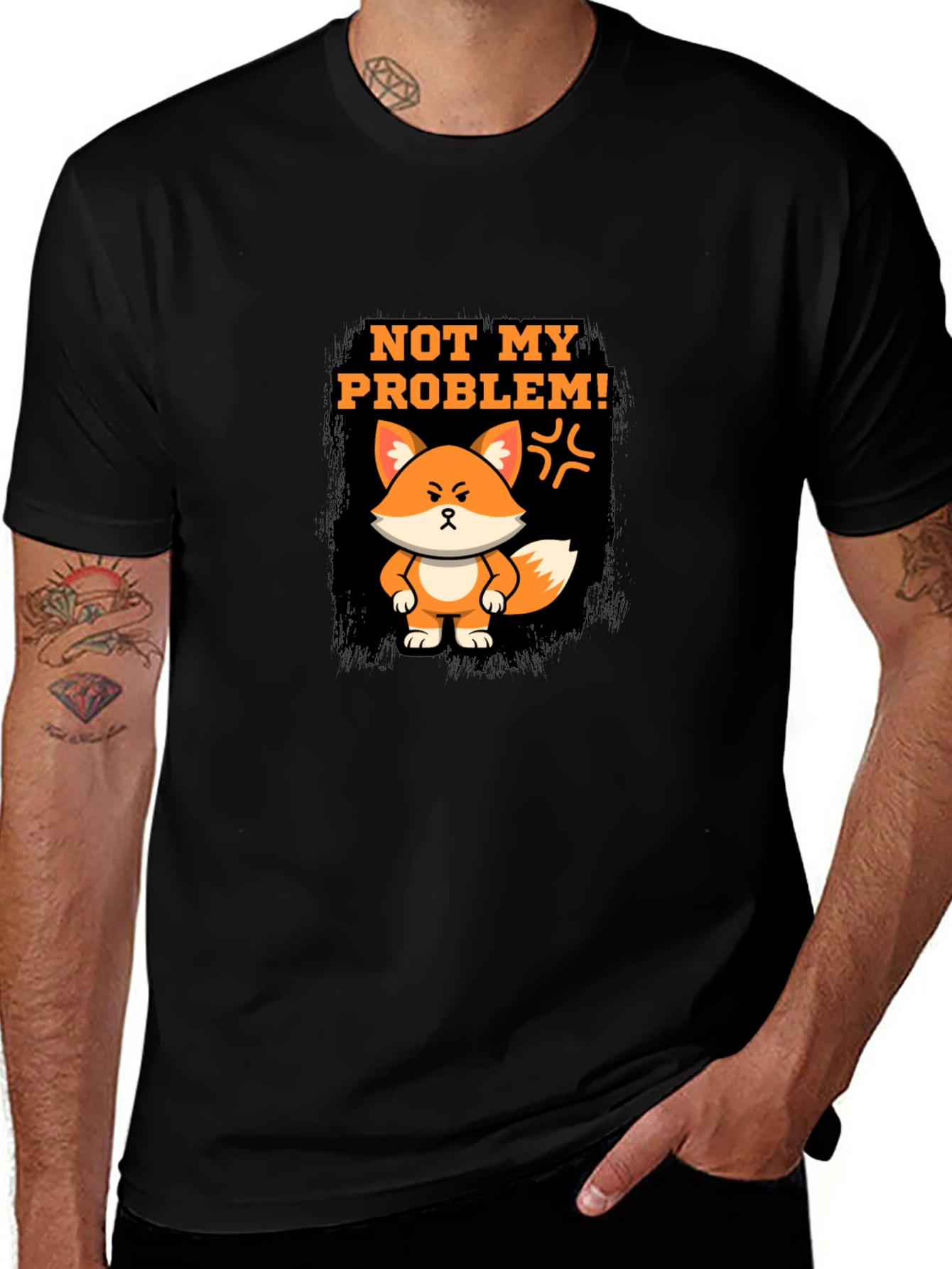 Not My Problem Fox Graphic T-Shirt