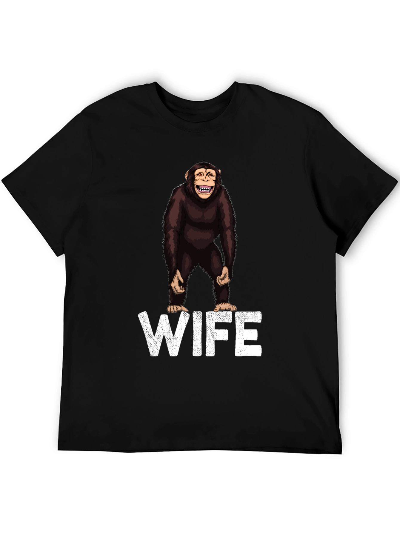 Chimpanzee Wife T-Shirt Funny Primate Tee