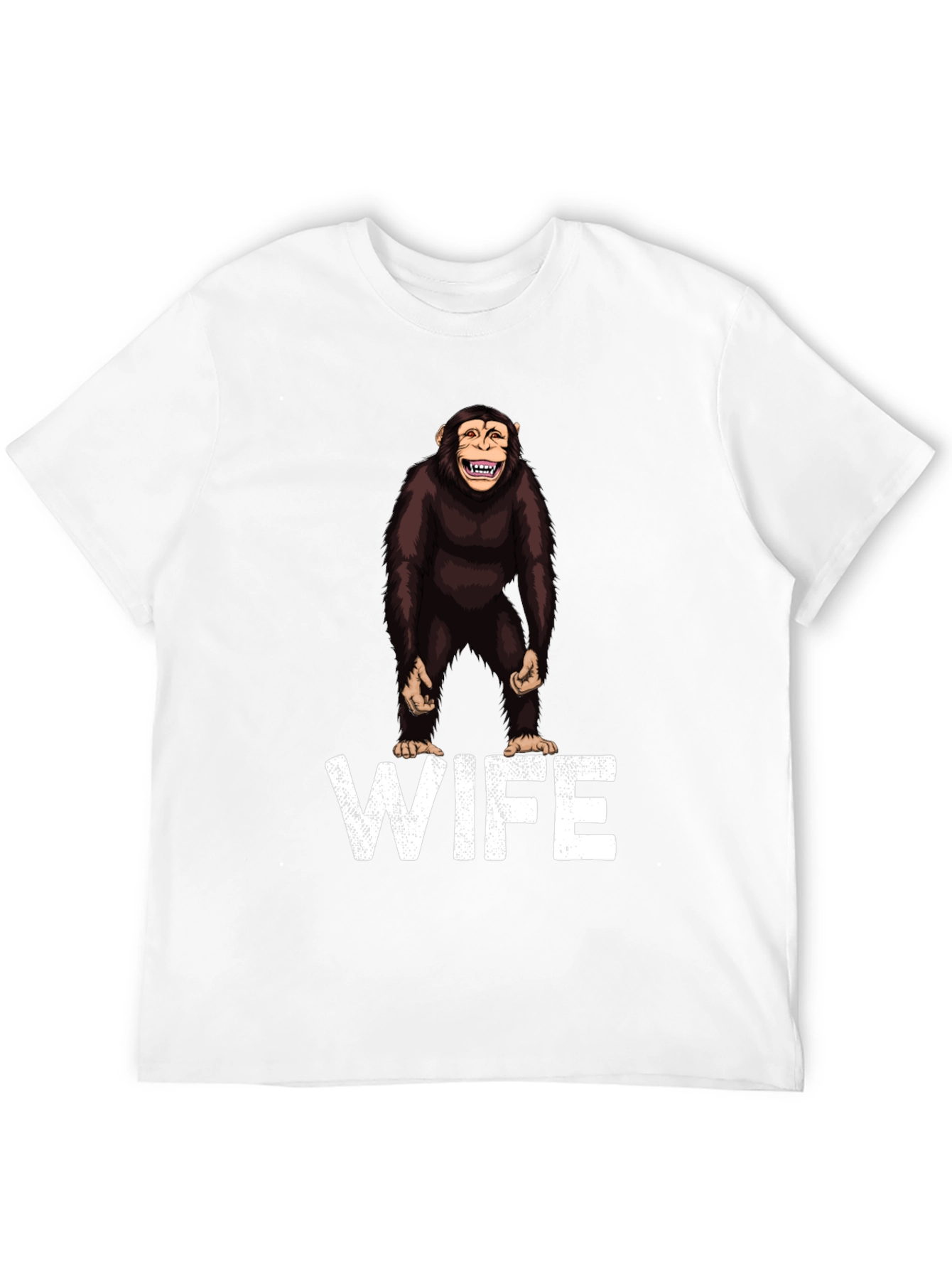 Chimpanzee Wife T-Shirt Funny Primate Tee