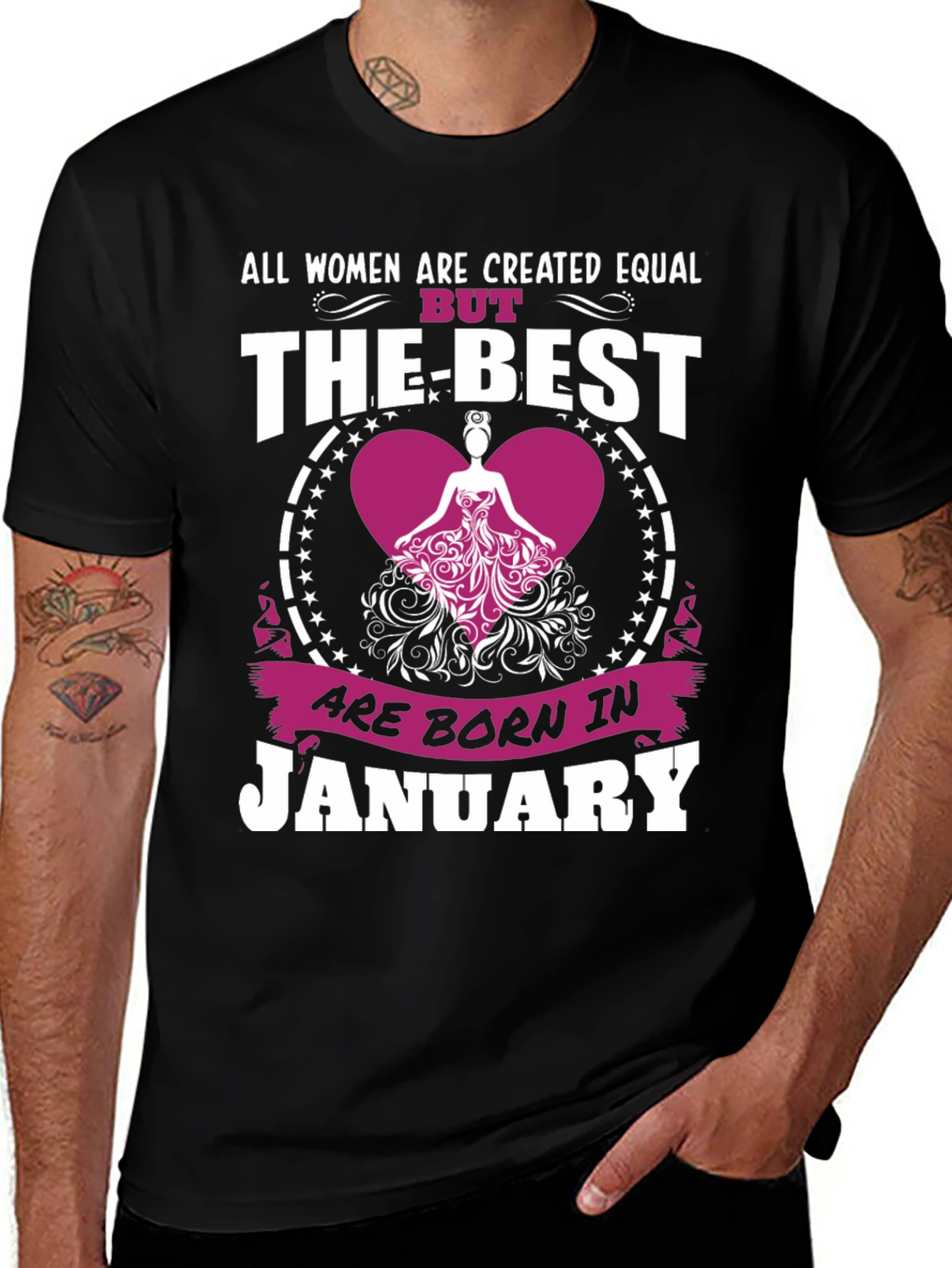 Women Born in January Graphic T-Shirt