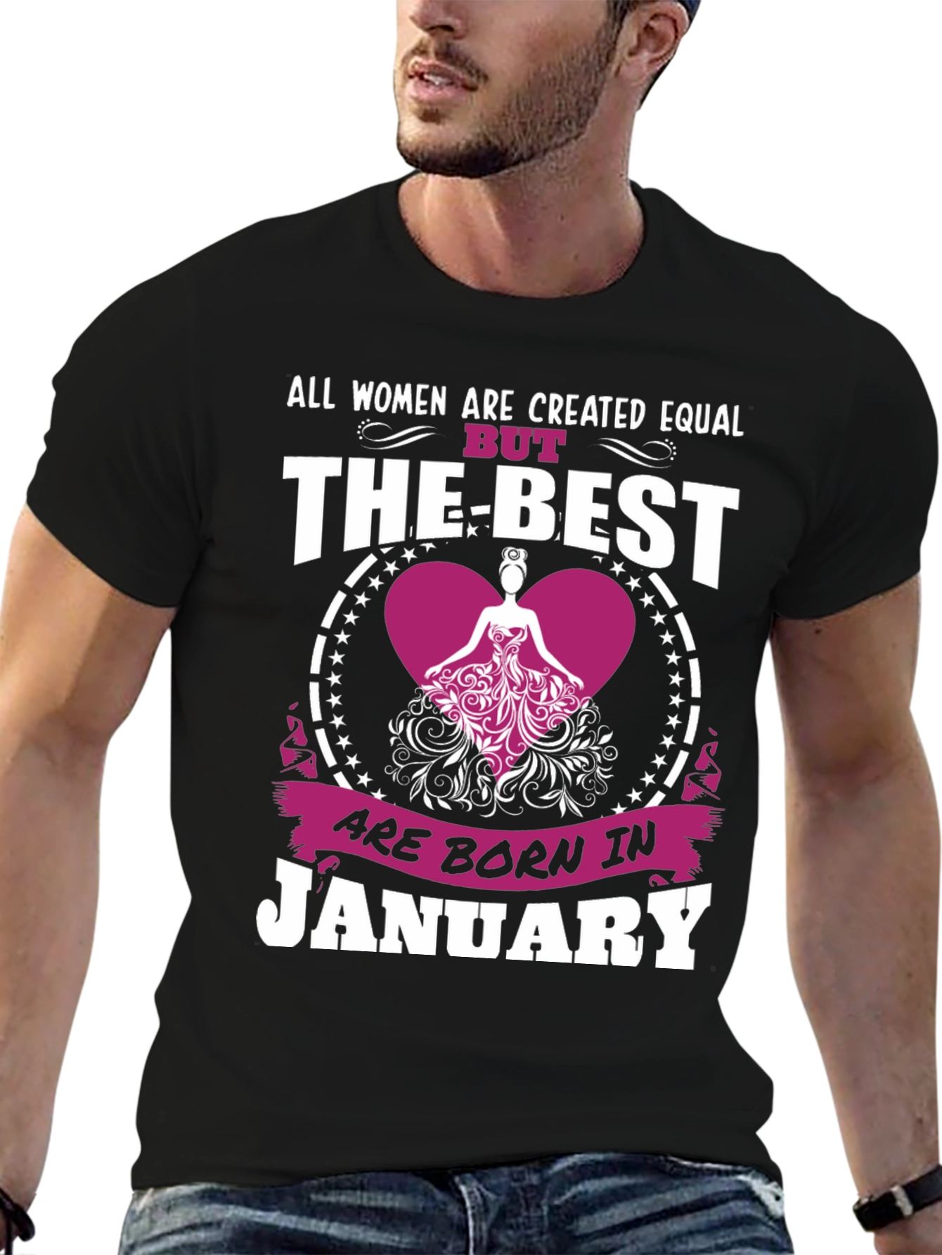 Women Born in January Graphic T-Shirt
