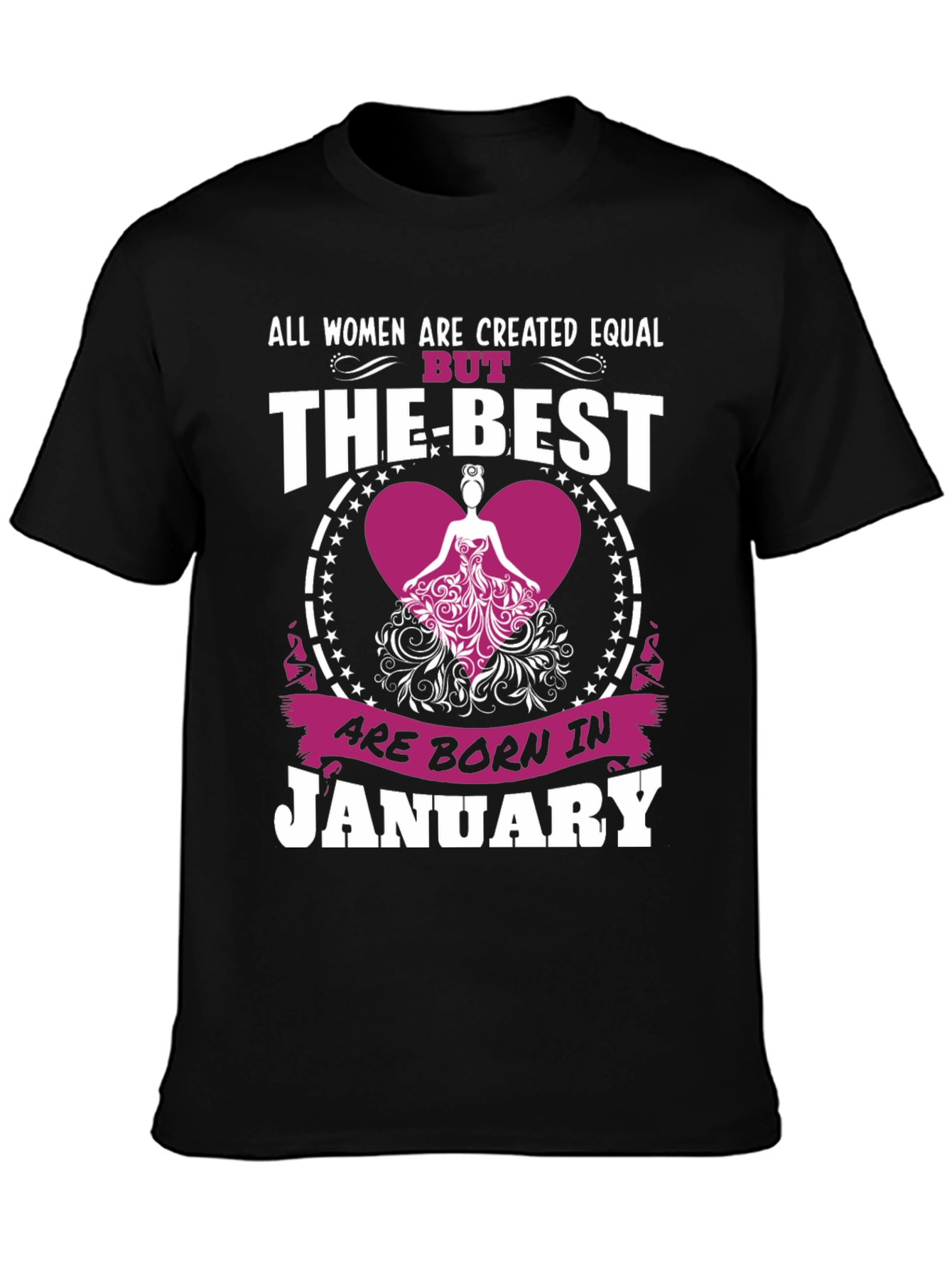Women Born in January Graphic T-Shirt