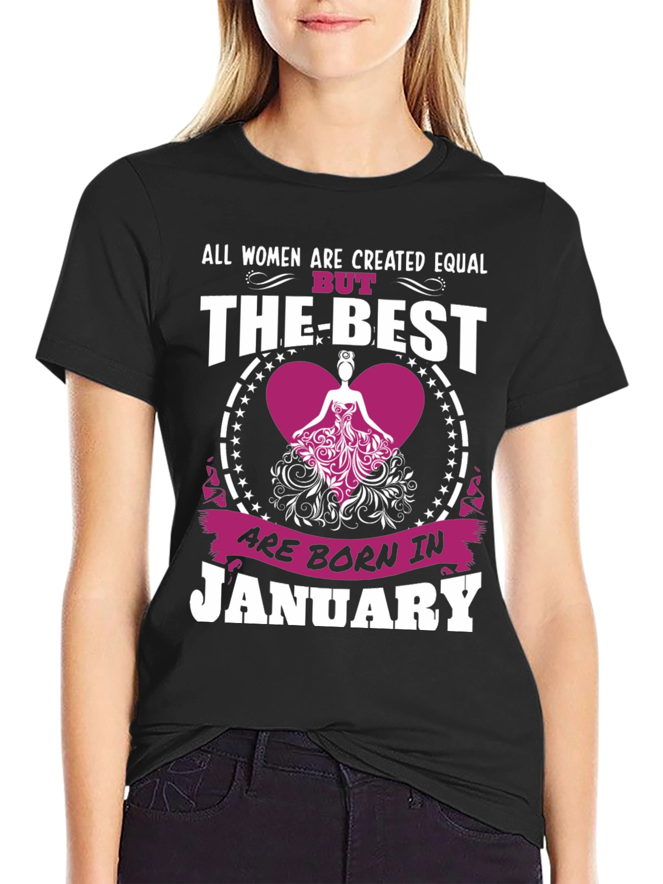 Women Born in January Graphic T-Shirt