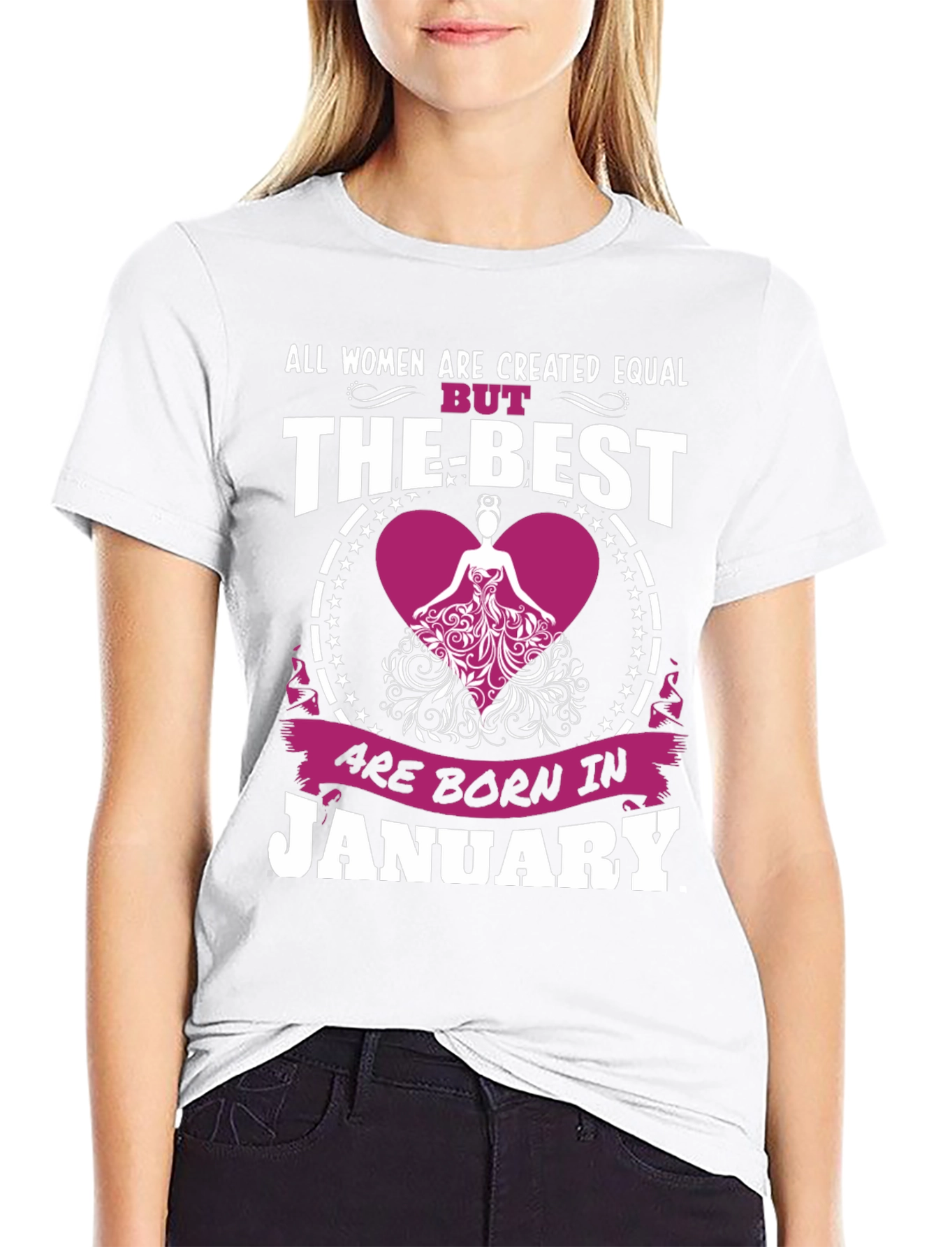 Women Born in January Graphic T-Shirt