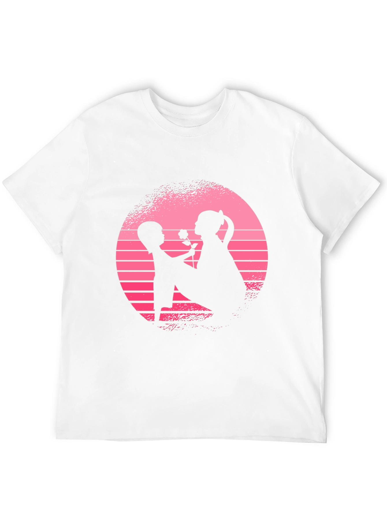 Romantic Silhouette Graphic T-Shirt
