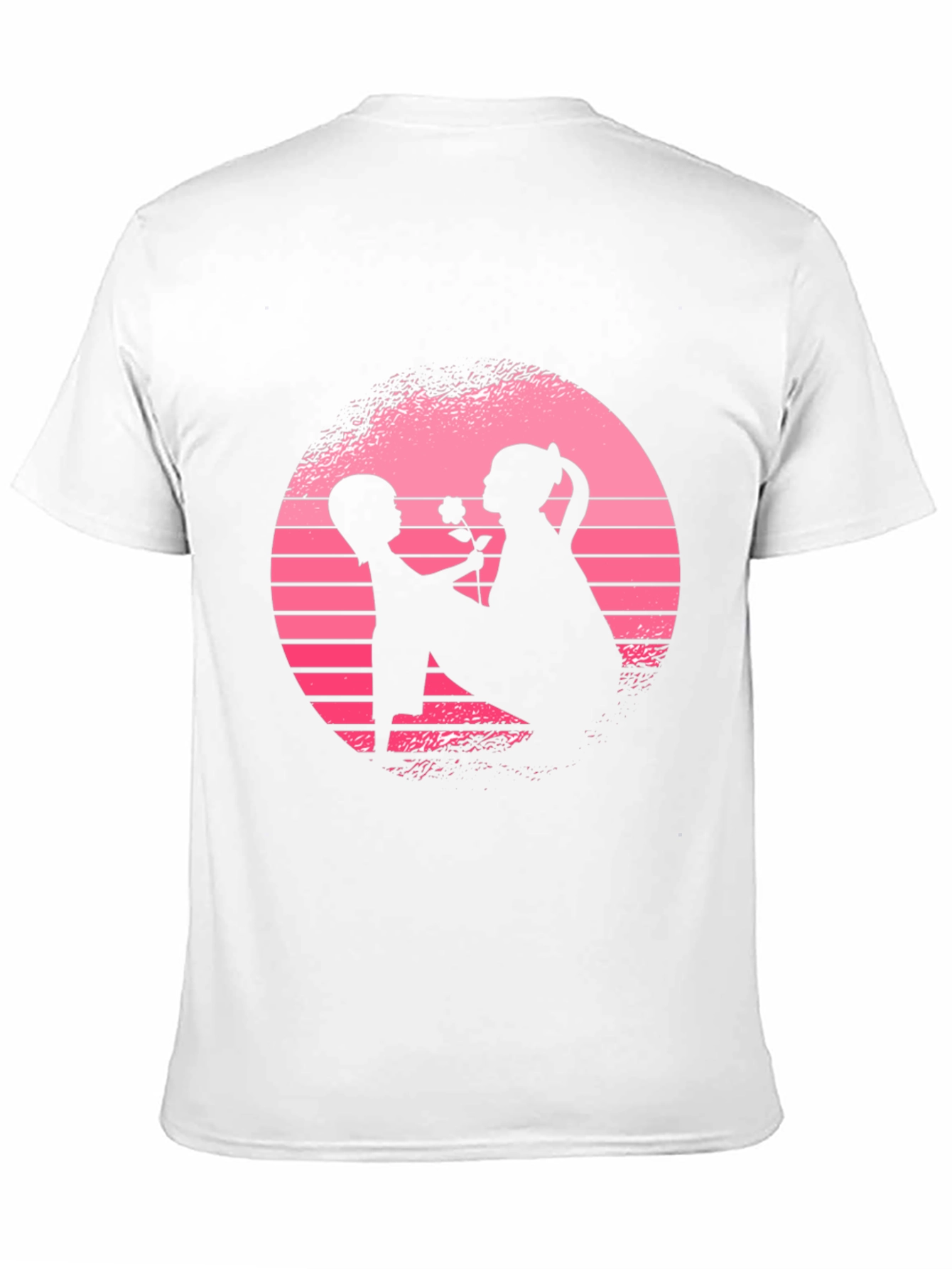 Romantic Silhouette Graphic T-Shirt