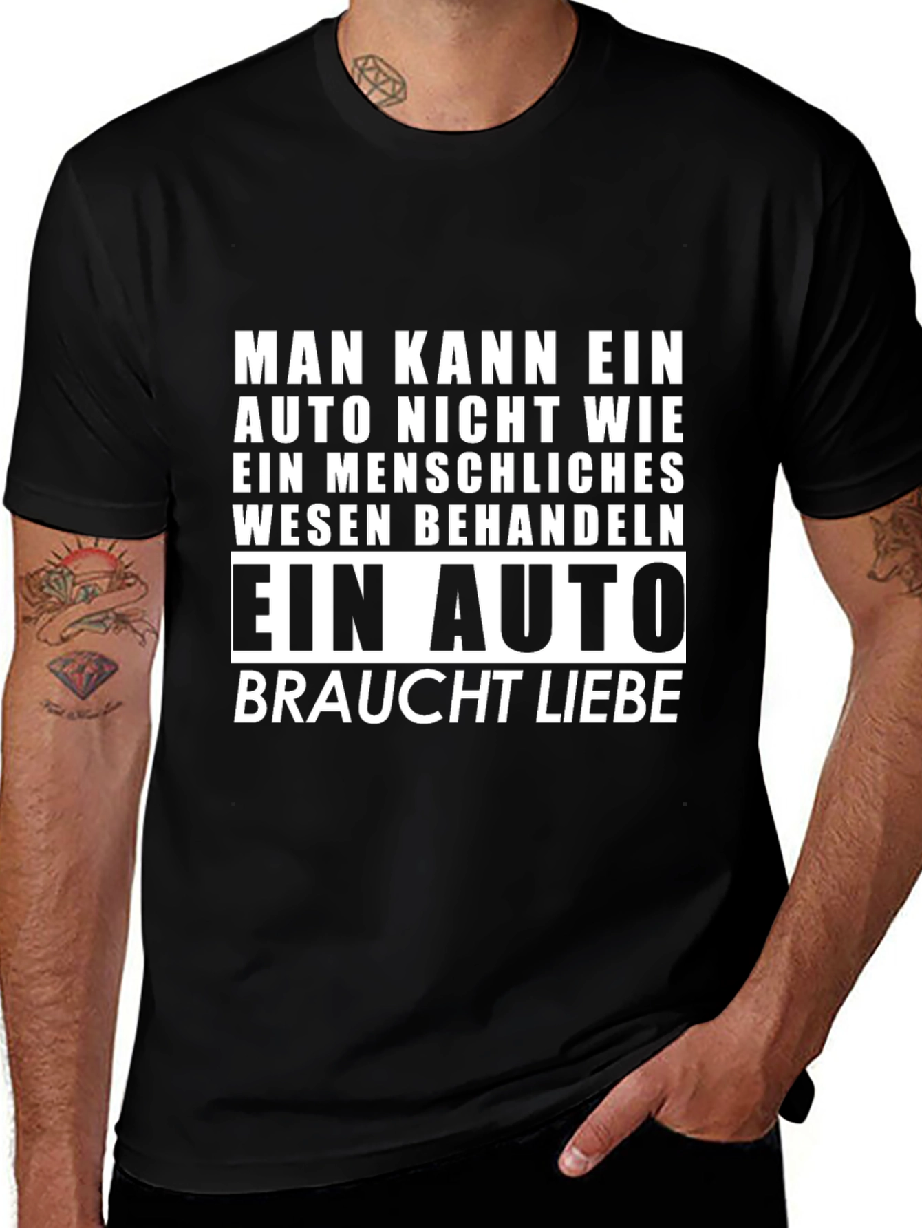 Car Lover T-Shirt: Auto Braucht Liebe