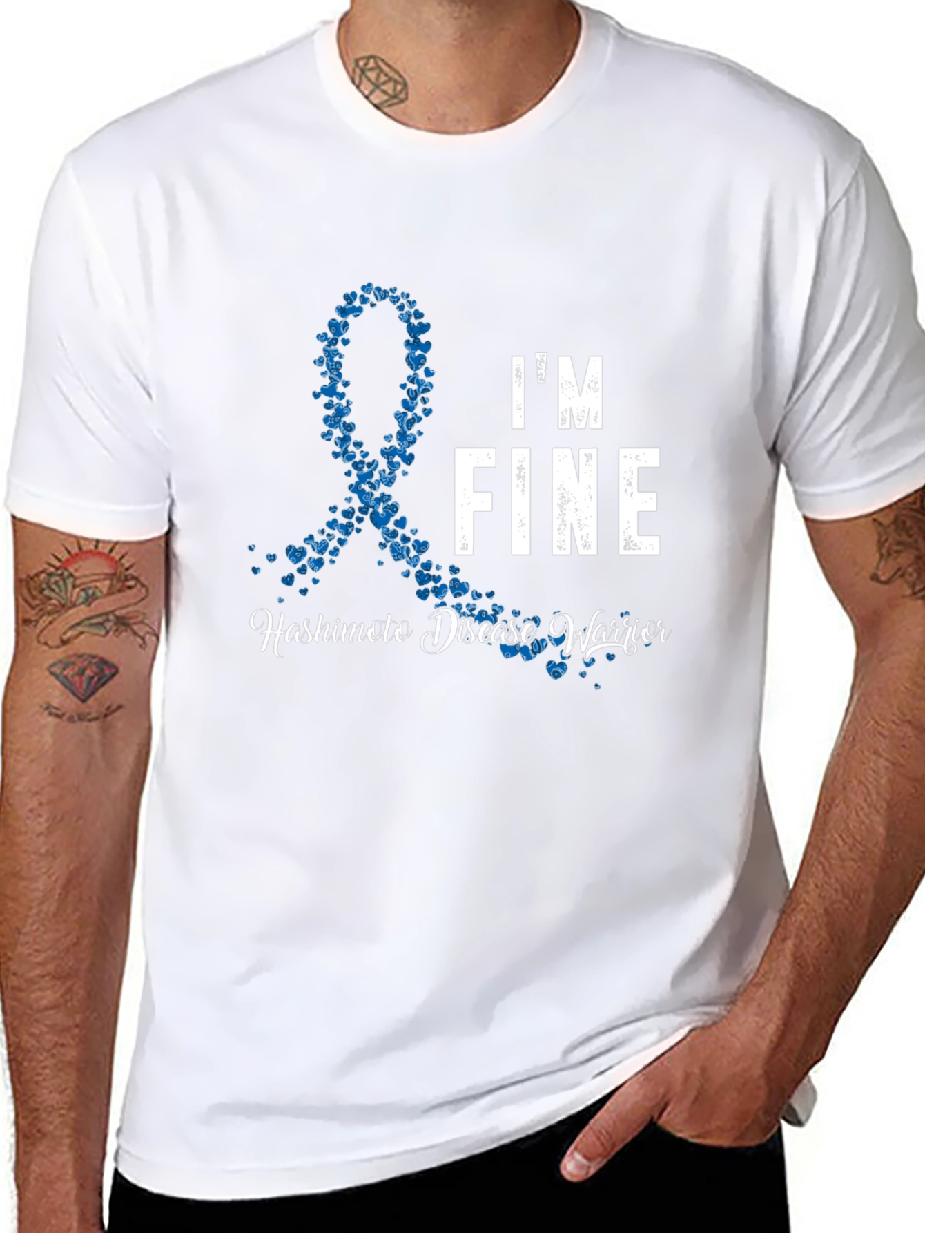 Hashimotos Disease Warrior Awareness T-Shirt