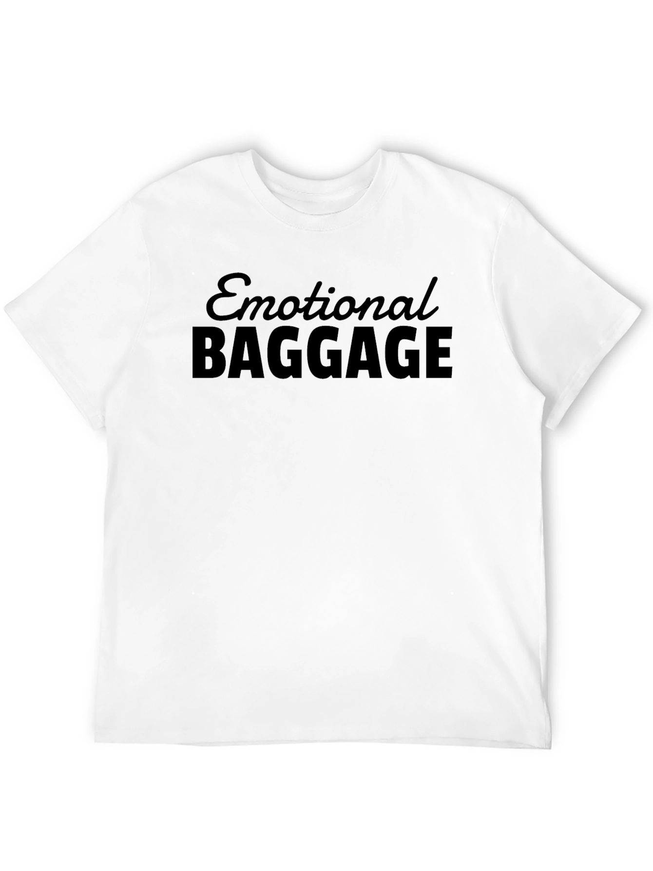 Emotional Baggage Graphic Tee - Black