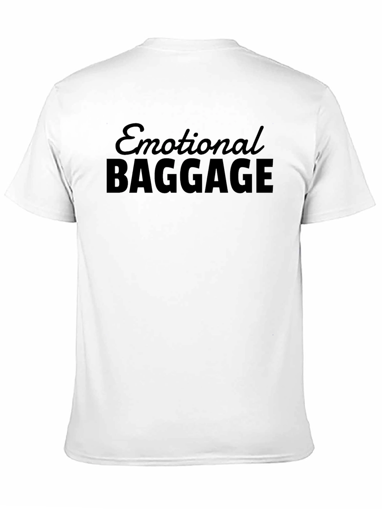 Emotional Baggage Graphic Tee - Black
