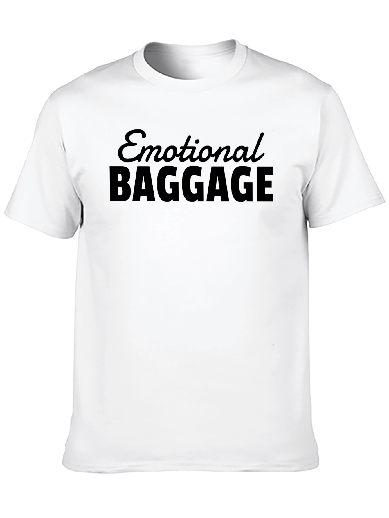 Emotional Baggage Graphic Tee - Black