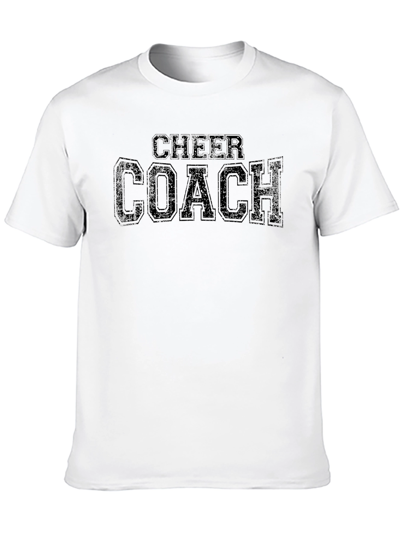 Cheer Coach Graphic Tee - Black