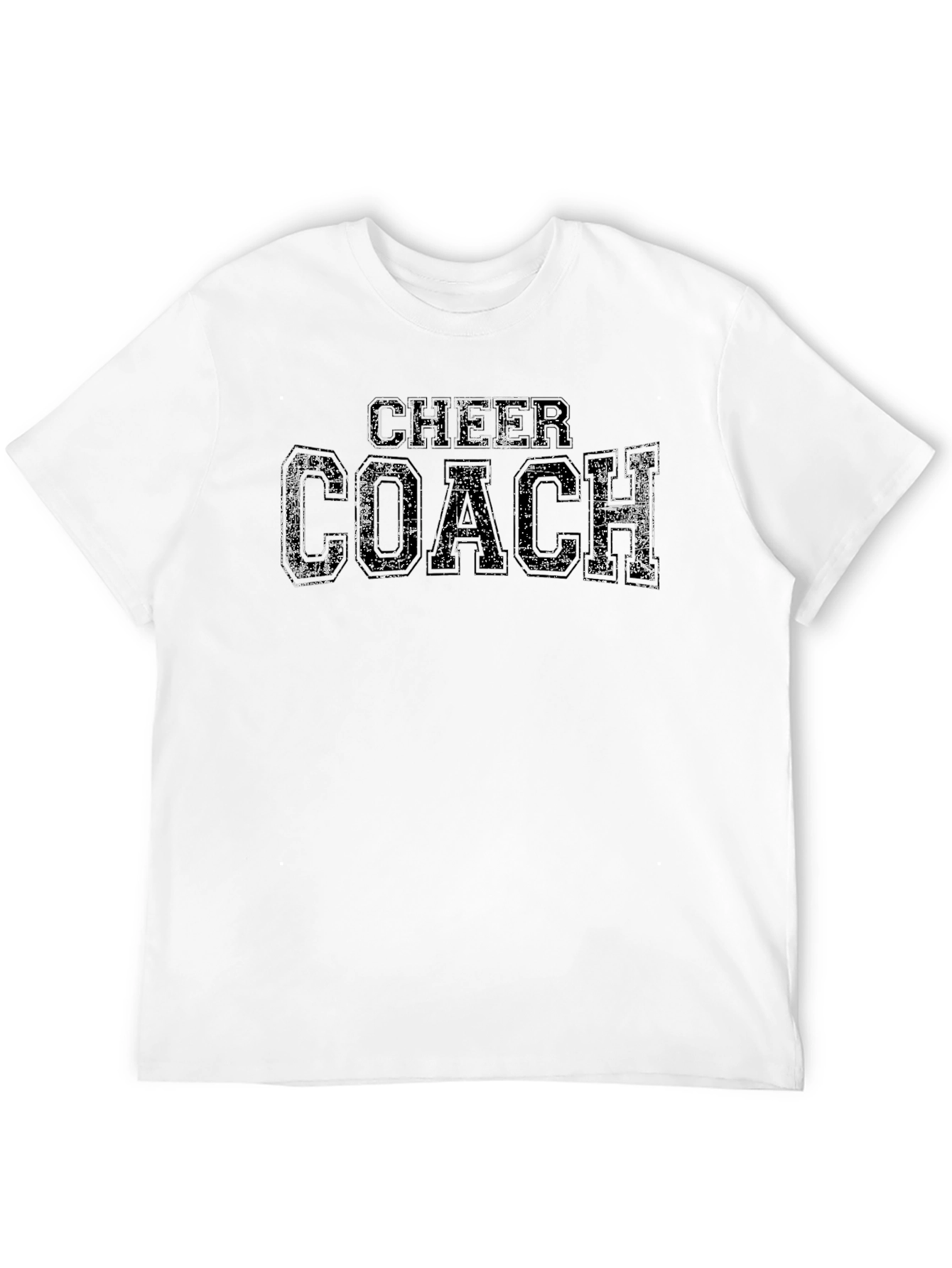 Cheer Coach Graphic Tee - Black