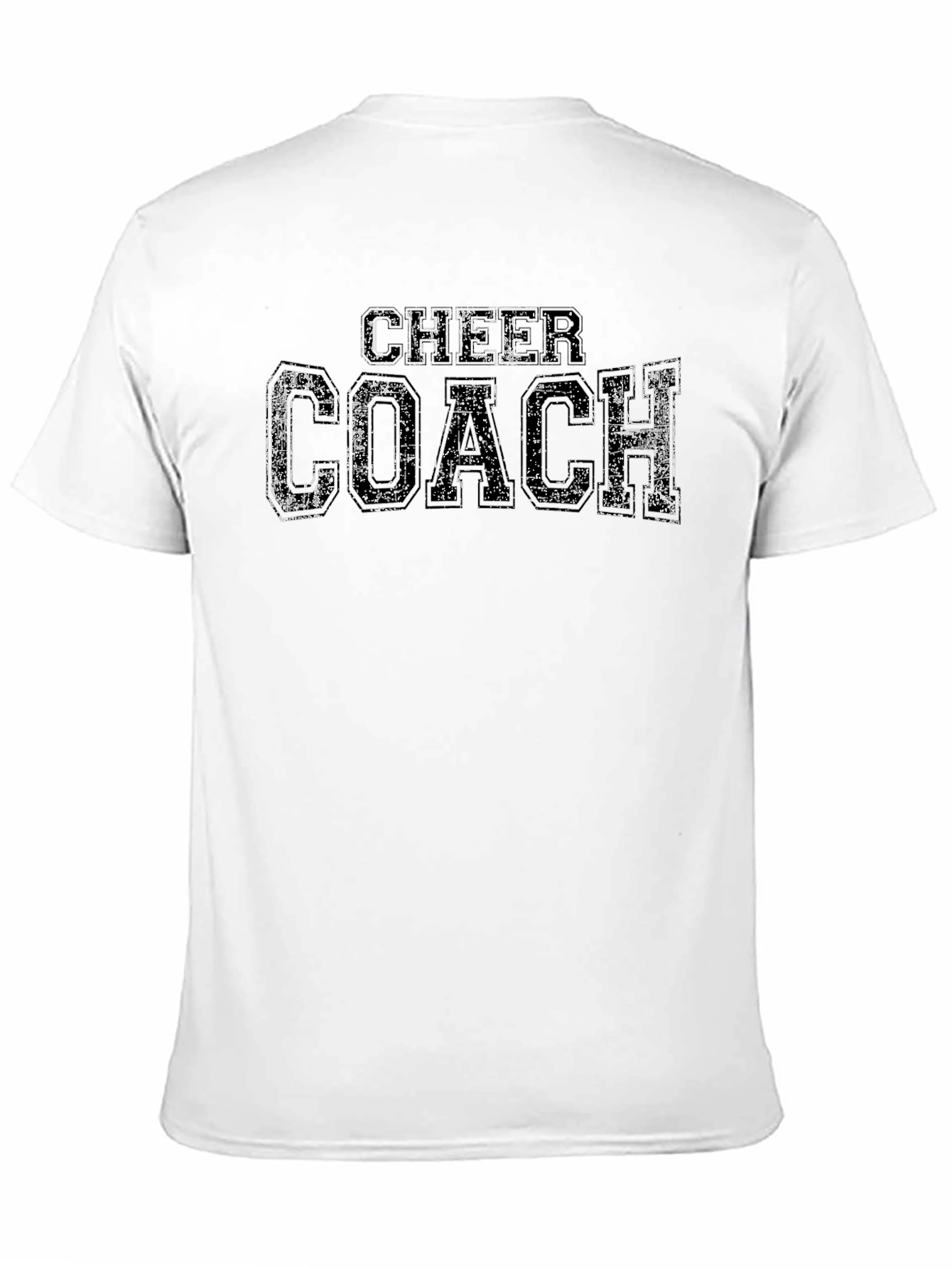 Cheer Coach Graphic Tee - Black