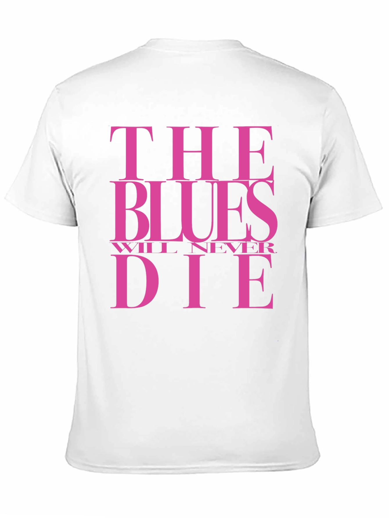 The Blues Will Never Die Graphic Tee - Black