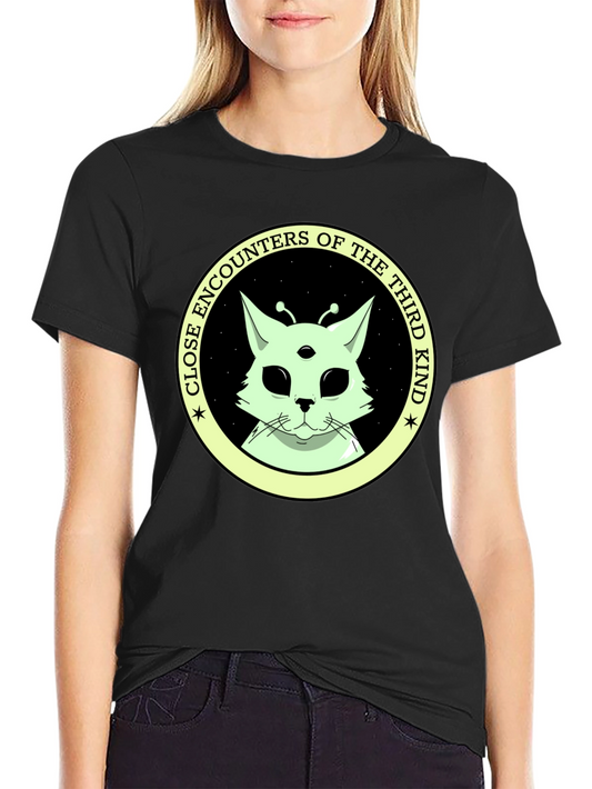 Alien Cat T-Shirt: Close Encounters of the Third Kind