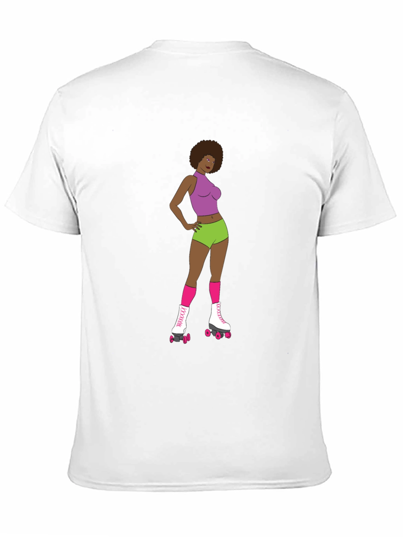 Retro Roller Girl T-Shirt