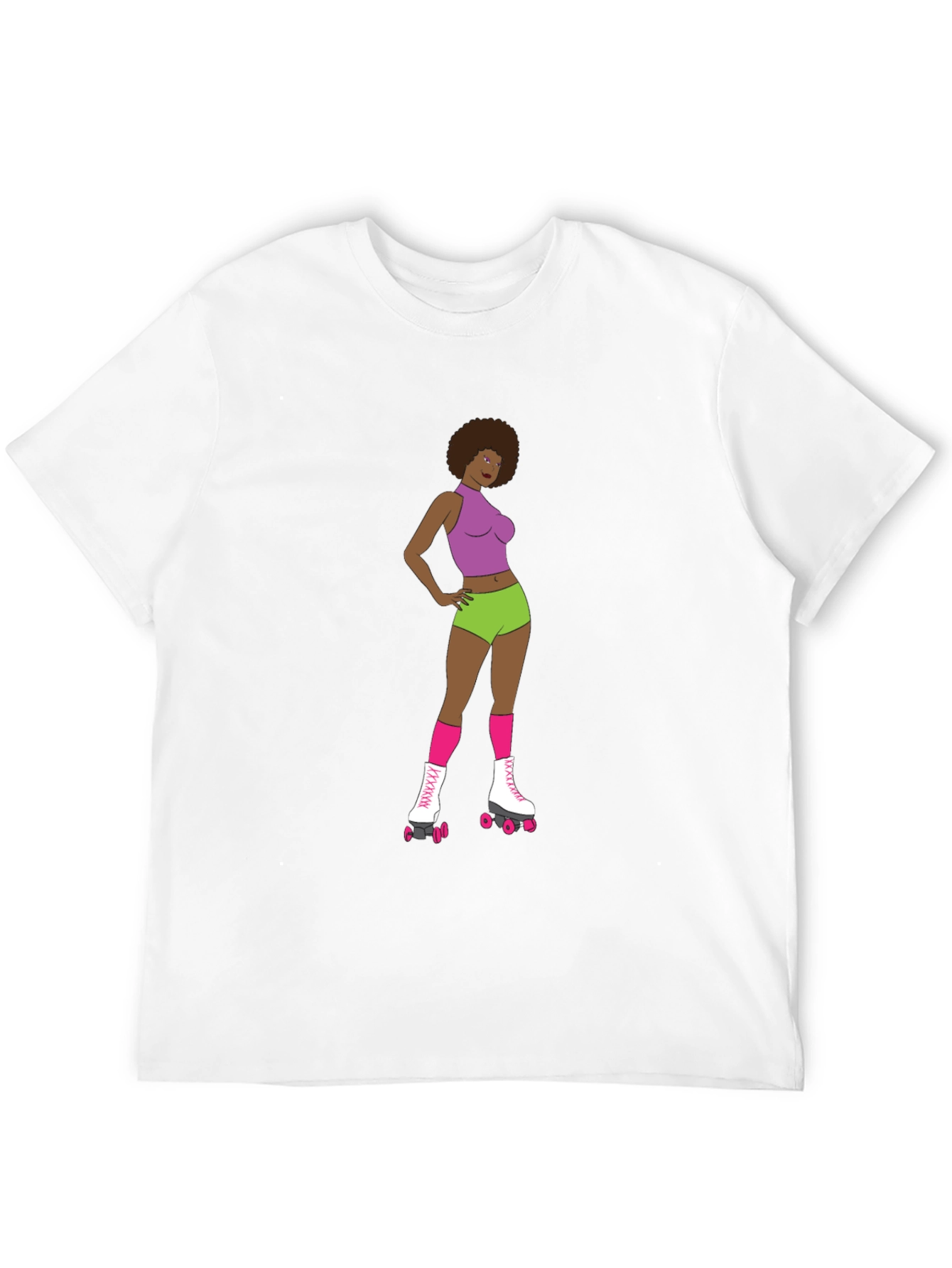 Retro Roller Girl T-Shirt