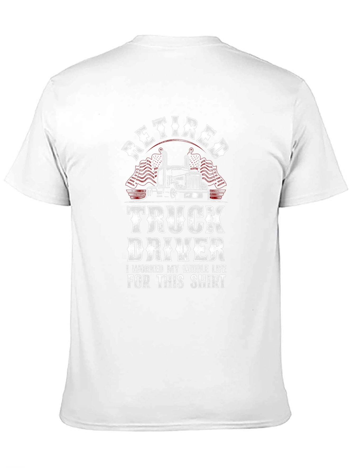 Retired Truck Driver Novelty Graphic T-Shirt