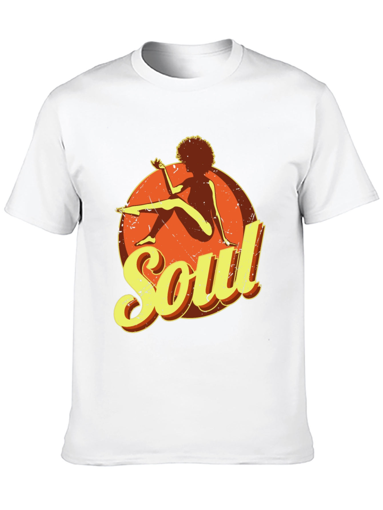 Soul Graphic T-Shirt - Retro Style Black Tee