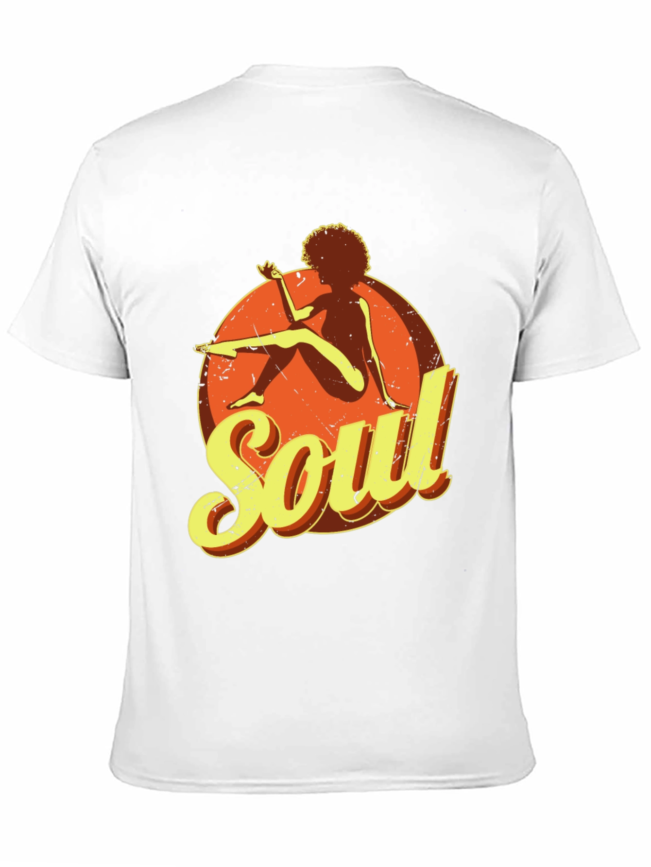 Soul Graphic T-Shirt - Retro Style Black Tee