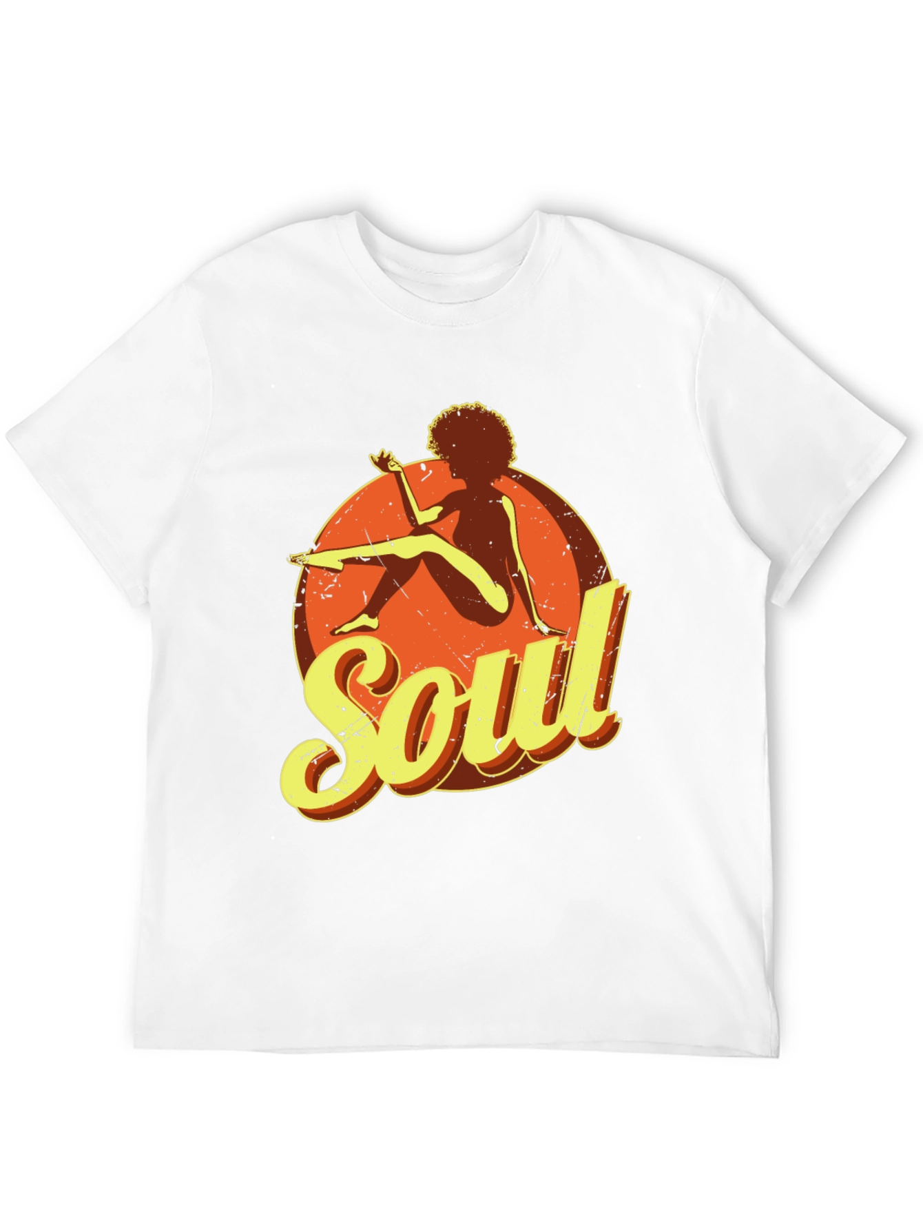 Soul Graphic T-Shirt - Retro Style Black Tee