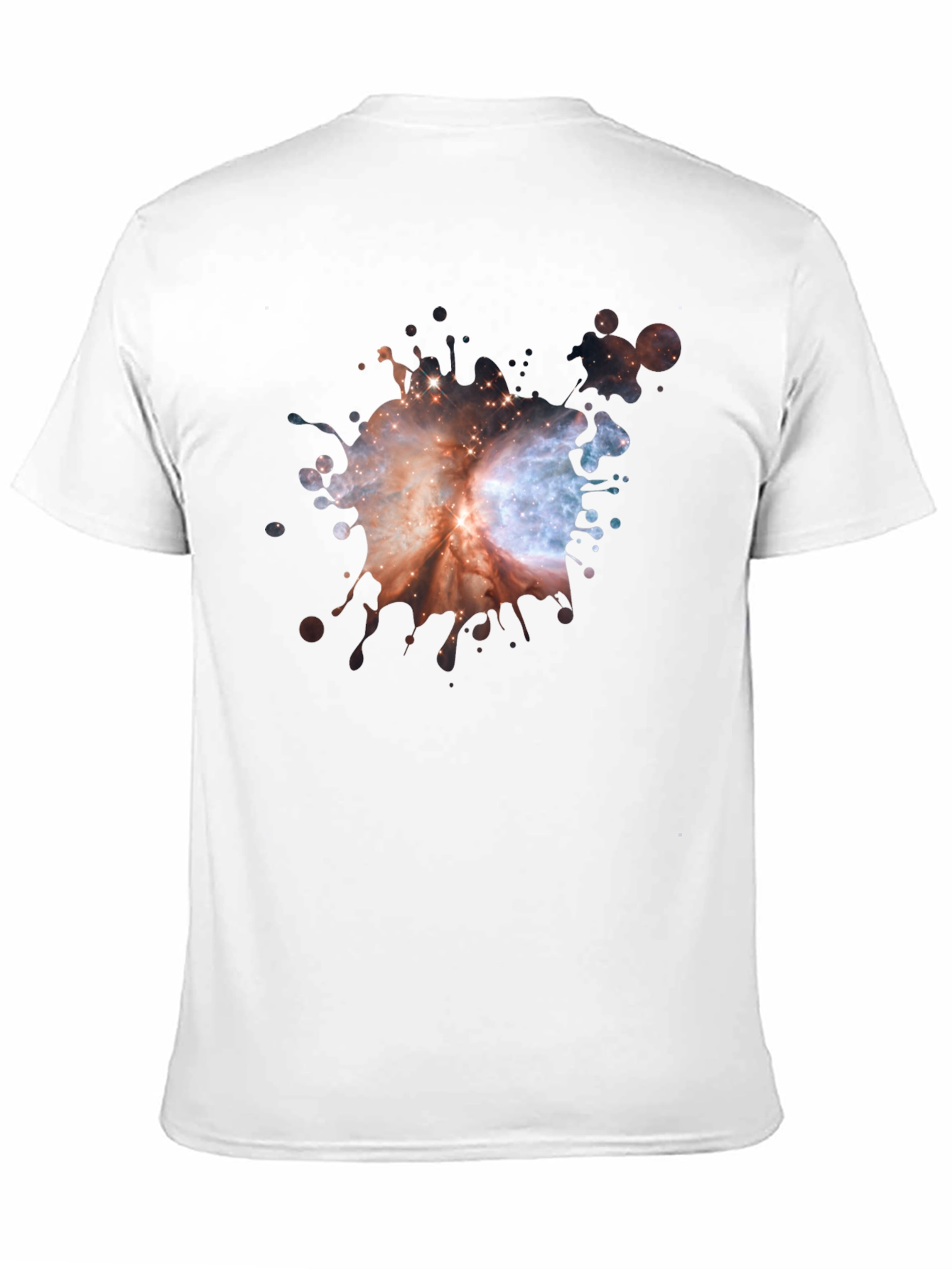 Galaxy Splash Black T-Shirt