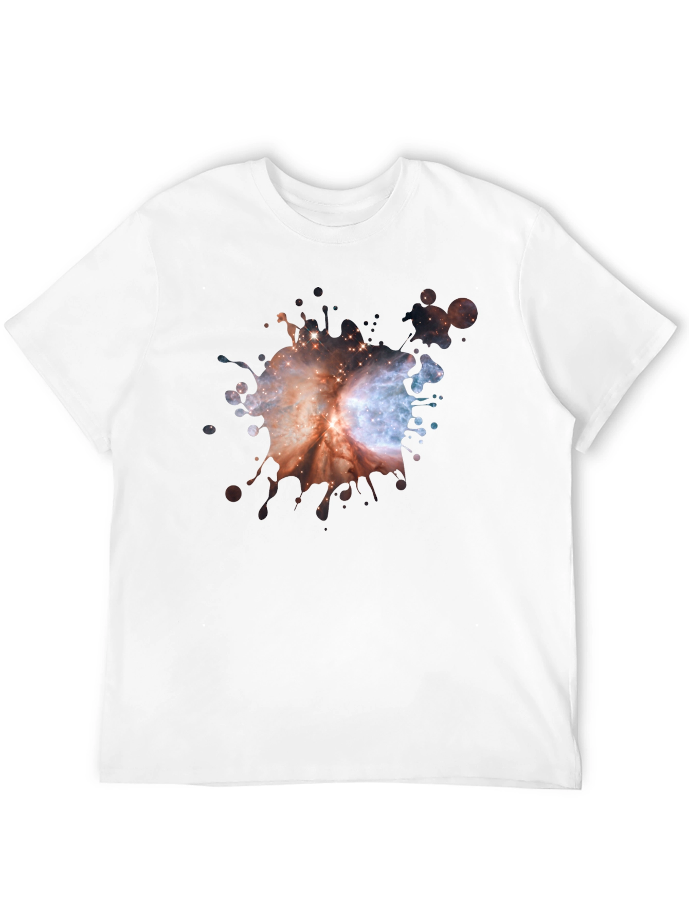 Galaxy Splash Black T-Shirt
