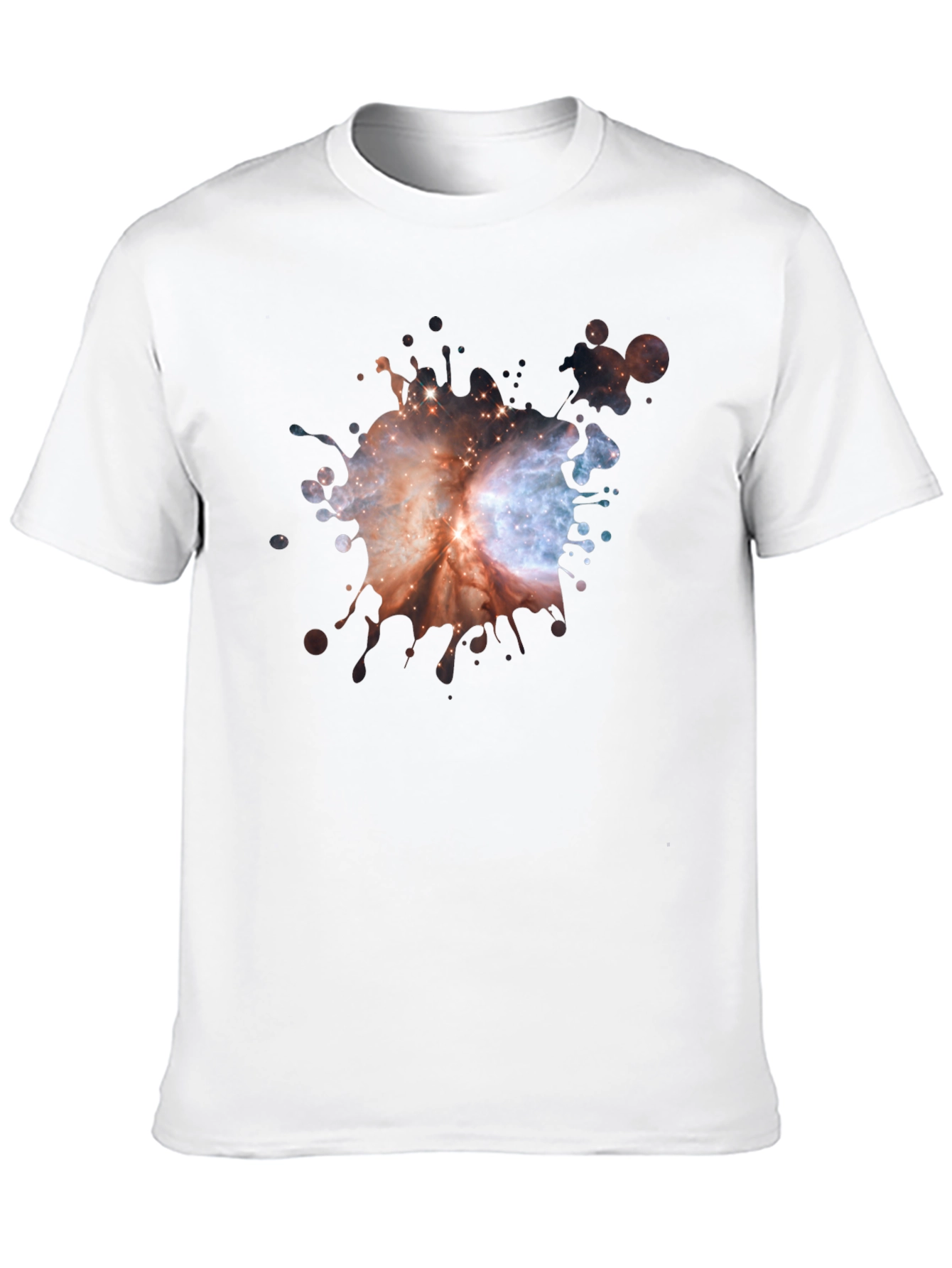 Galaxy Splash Black T-Shirt