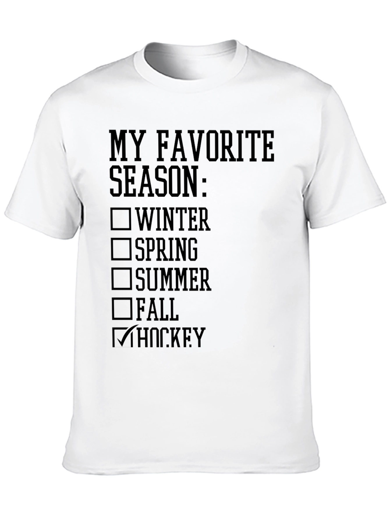 My Favorite Season Hockey T-Shirt