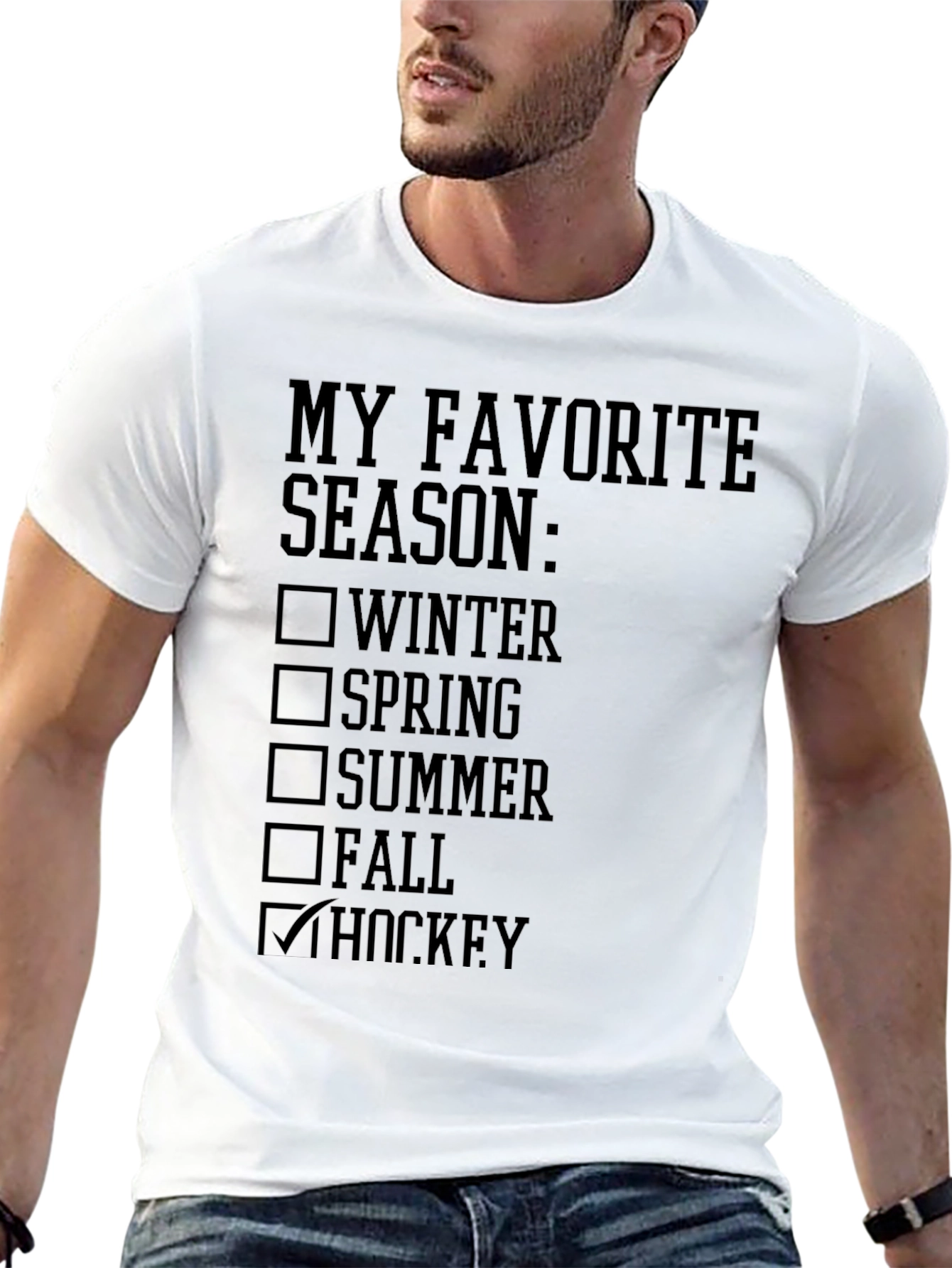 My Favorite Season Hockey T-Shirt