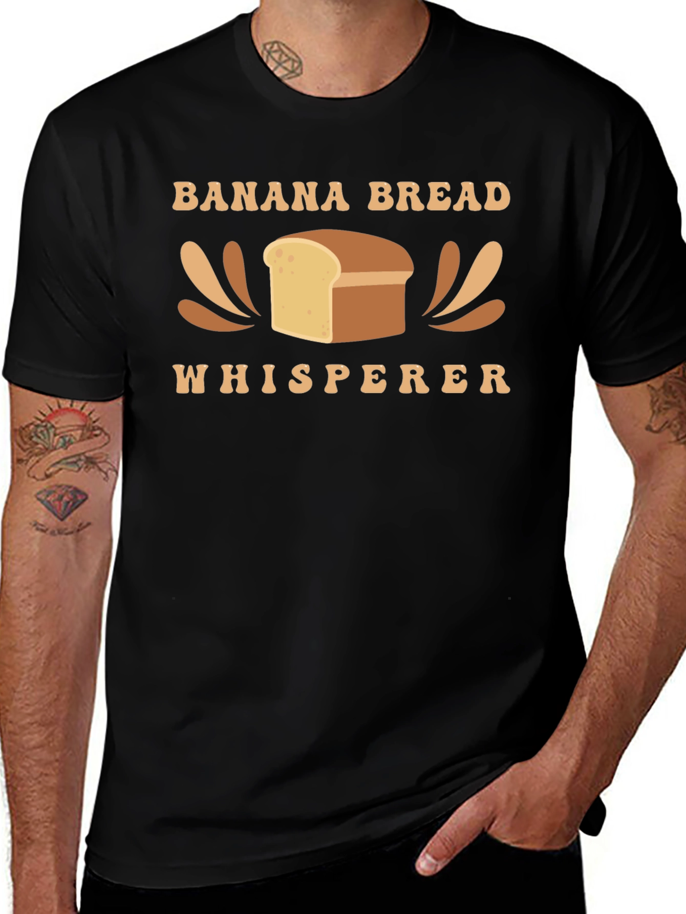 Banana Bread Whisperer T-Shirt Funny Baking Tee