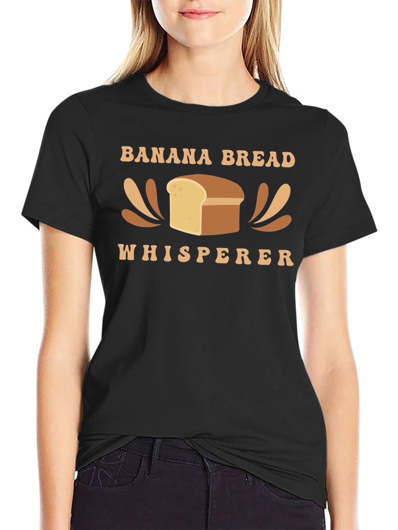 Banana Bread Whisperer T-Shirt Funny Baking Tee