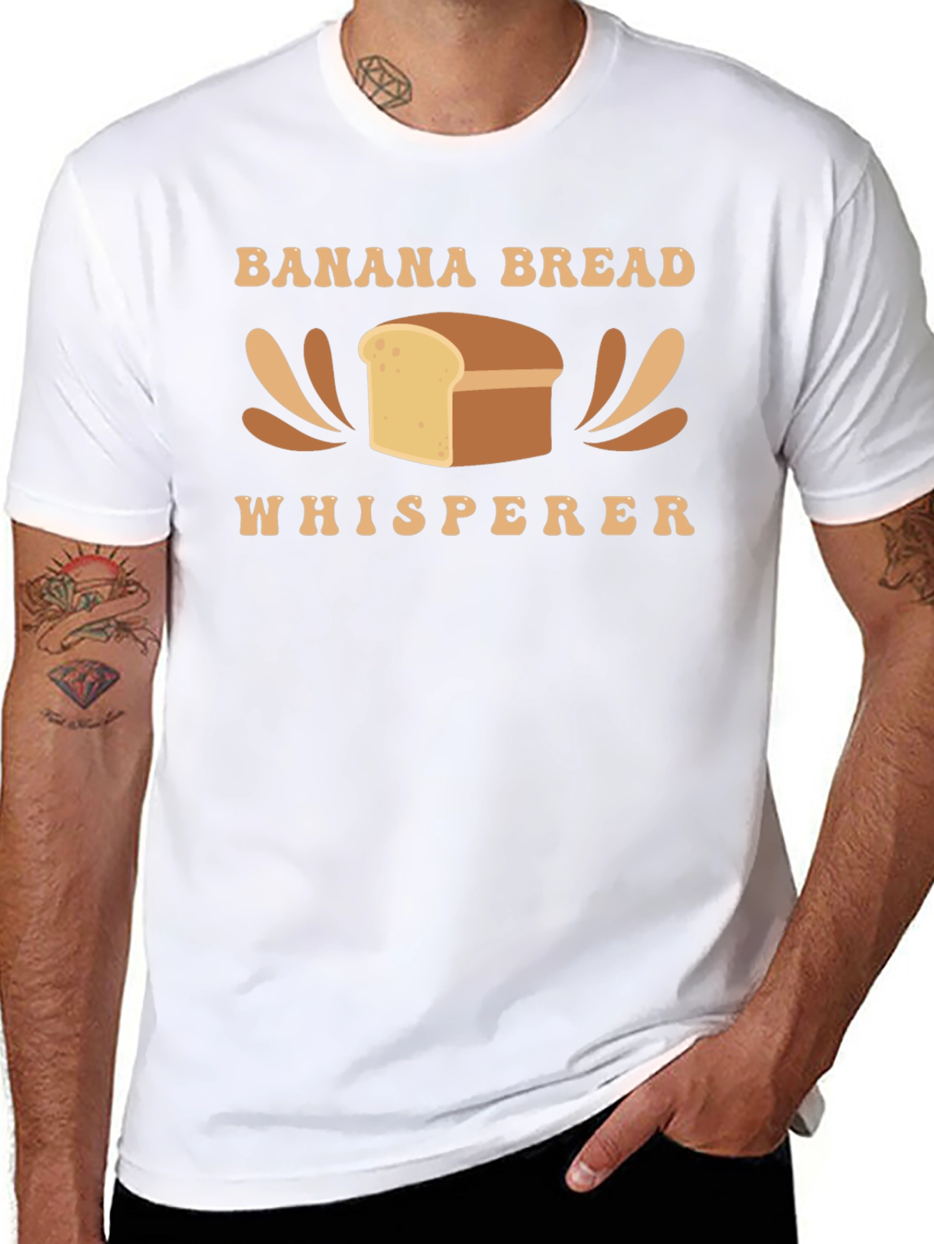 Banana Bread Whisperer T-Shirt Funny Baking Tee