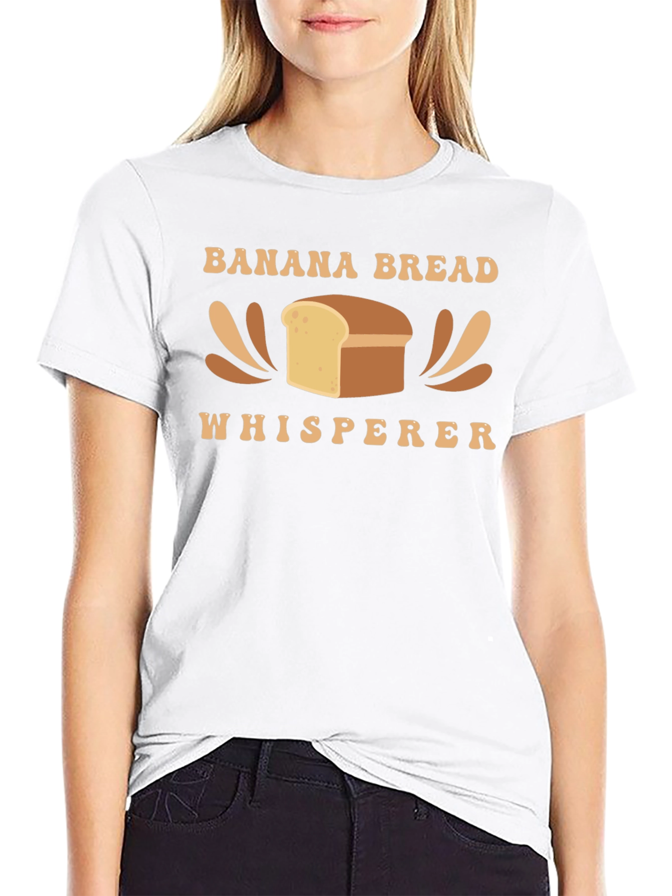 Banana Bread Whisperer T-Shirt Funny Baking Tee