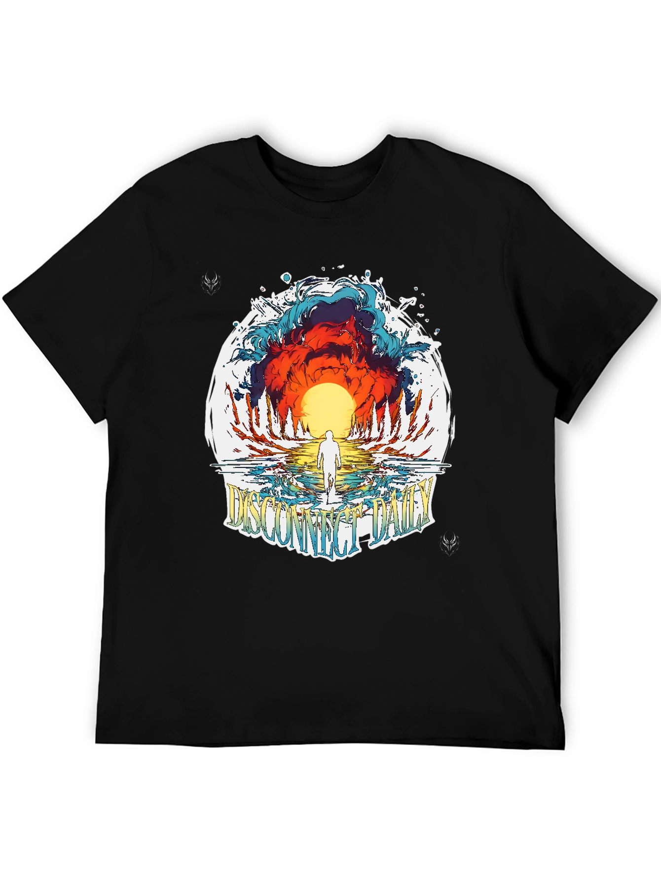 Disconnect Daily Graphic T-Shirt - Black