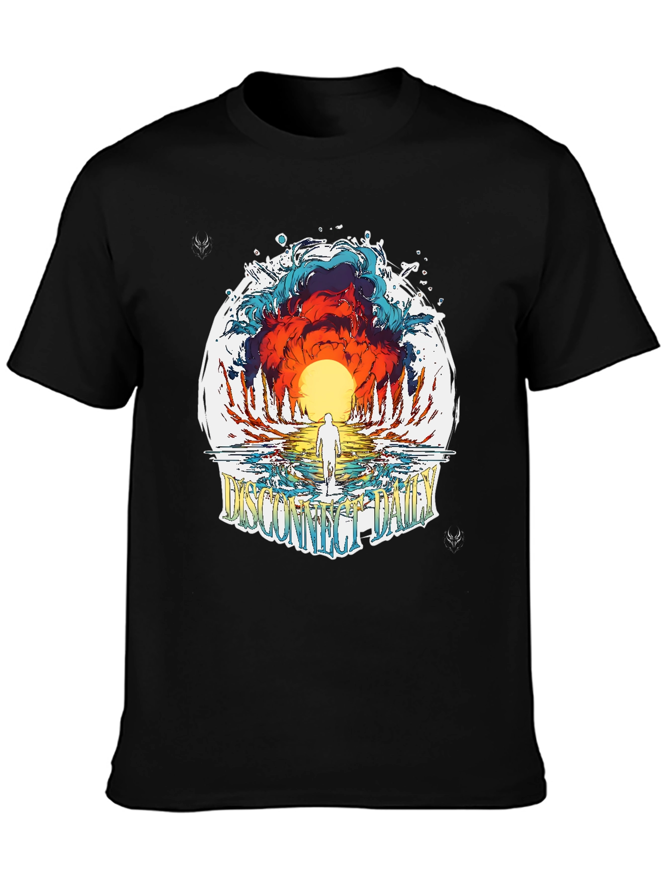 Disconnect Daily Graphic T-Shirt - Black