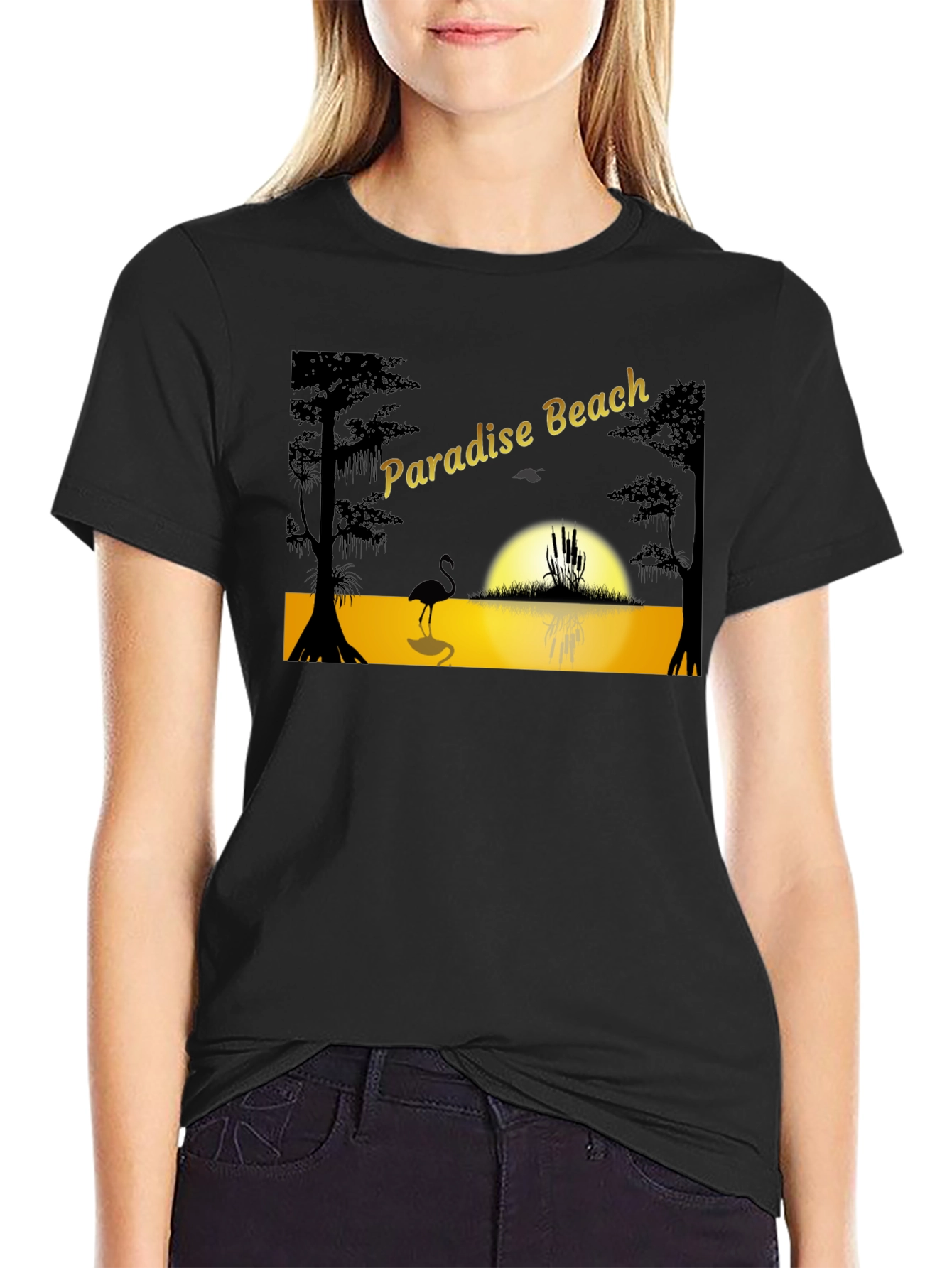 Paradise Beach Graphic T-Shirt