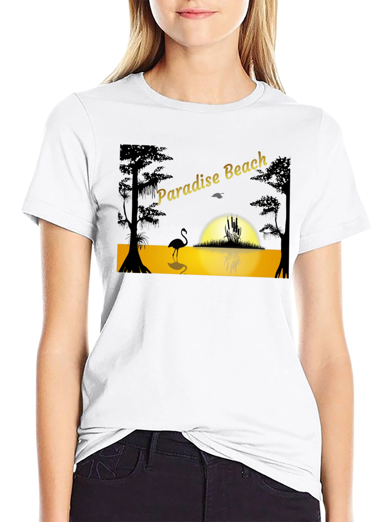 Paradise Beach Graphic T-Shirt