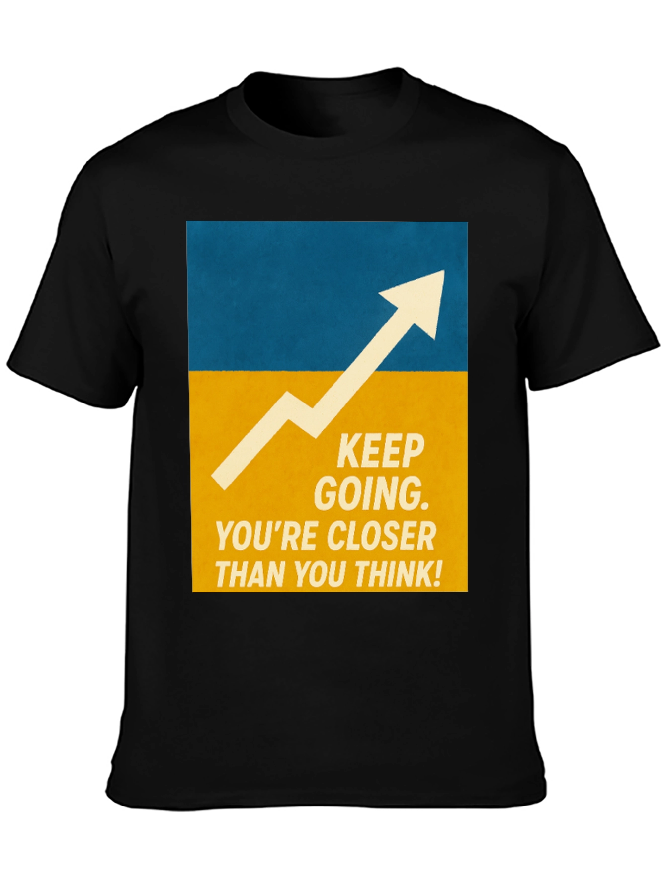 Motivational Graphic Tee - Keep Going!