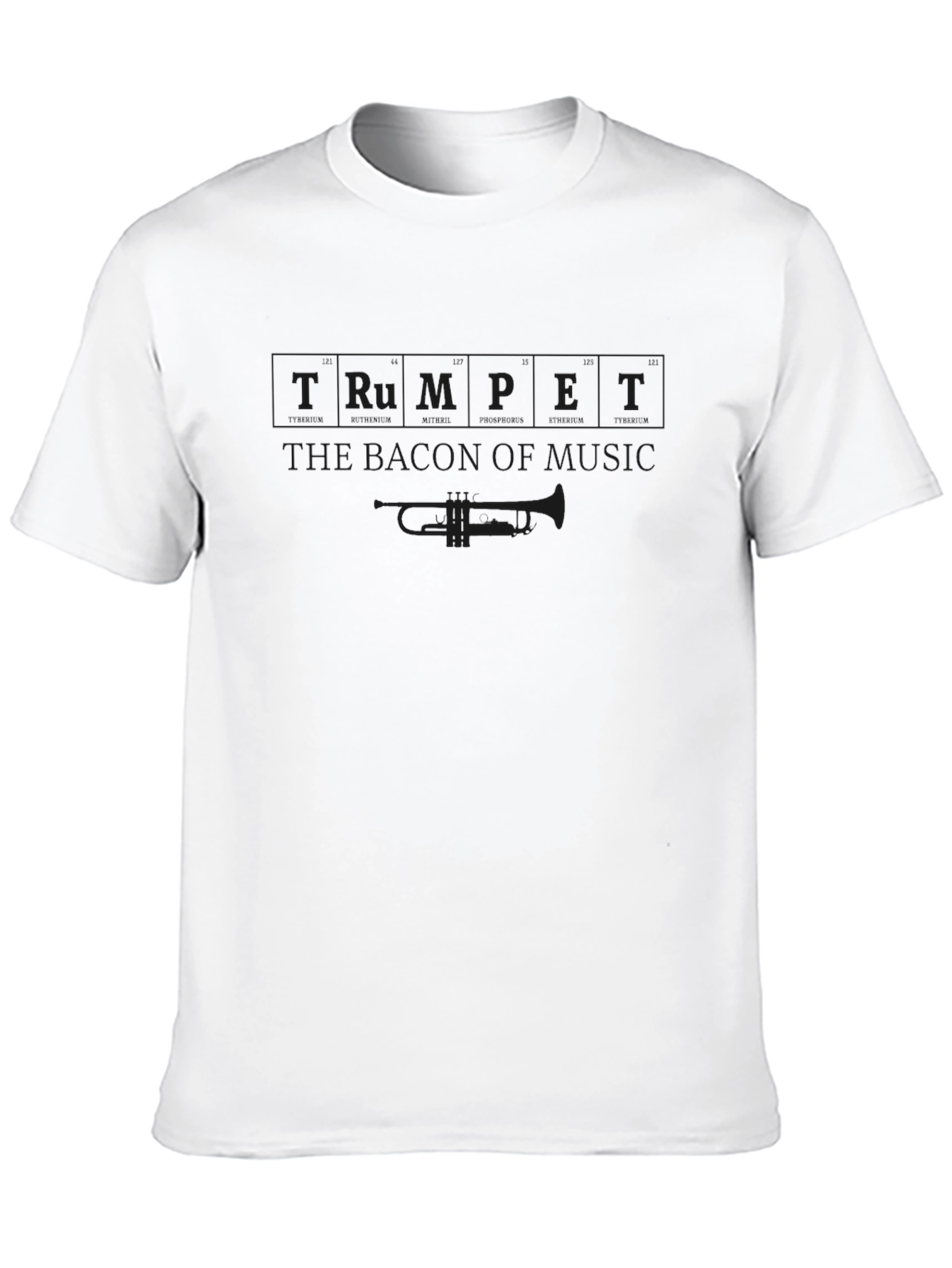 Trumpet Music Graphic Tee - Soft Cotton Blend