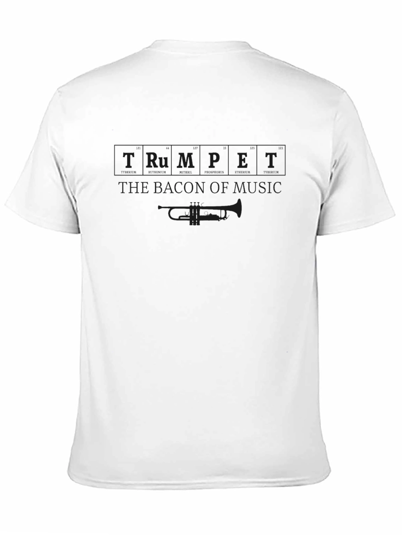 Trumpet Music Graphic Tee - Soft Cotton Blend