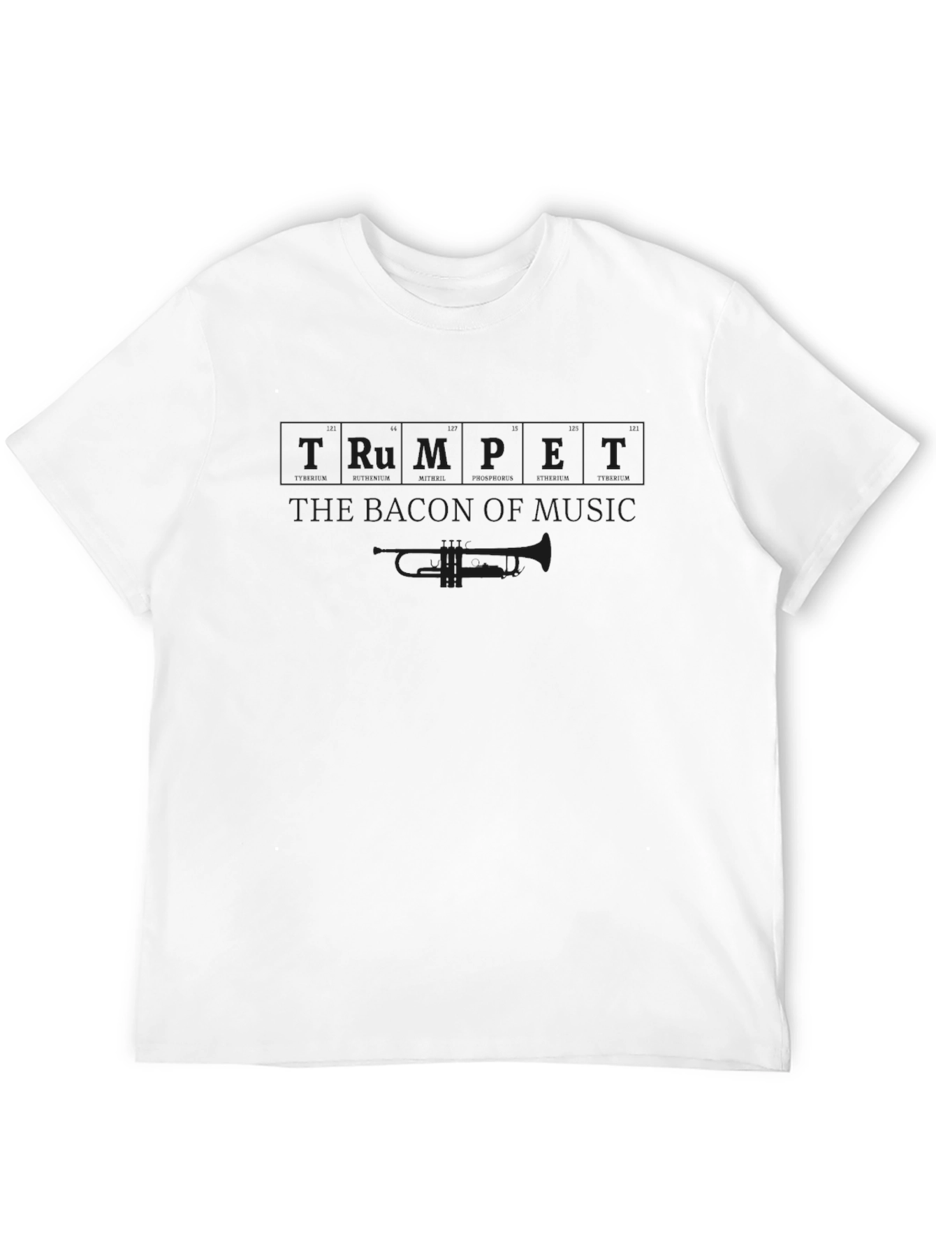 Trumpet Music Graphic Tee - Soft Cotton Blend