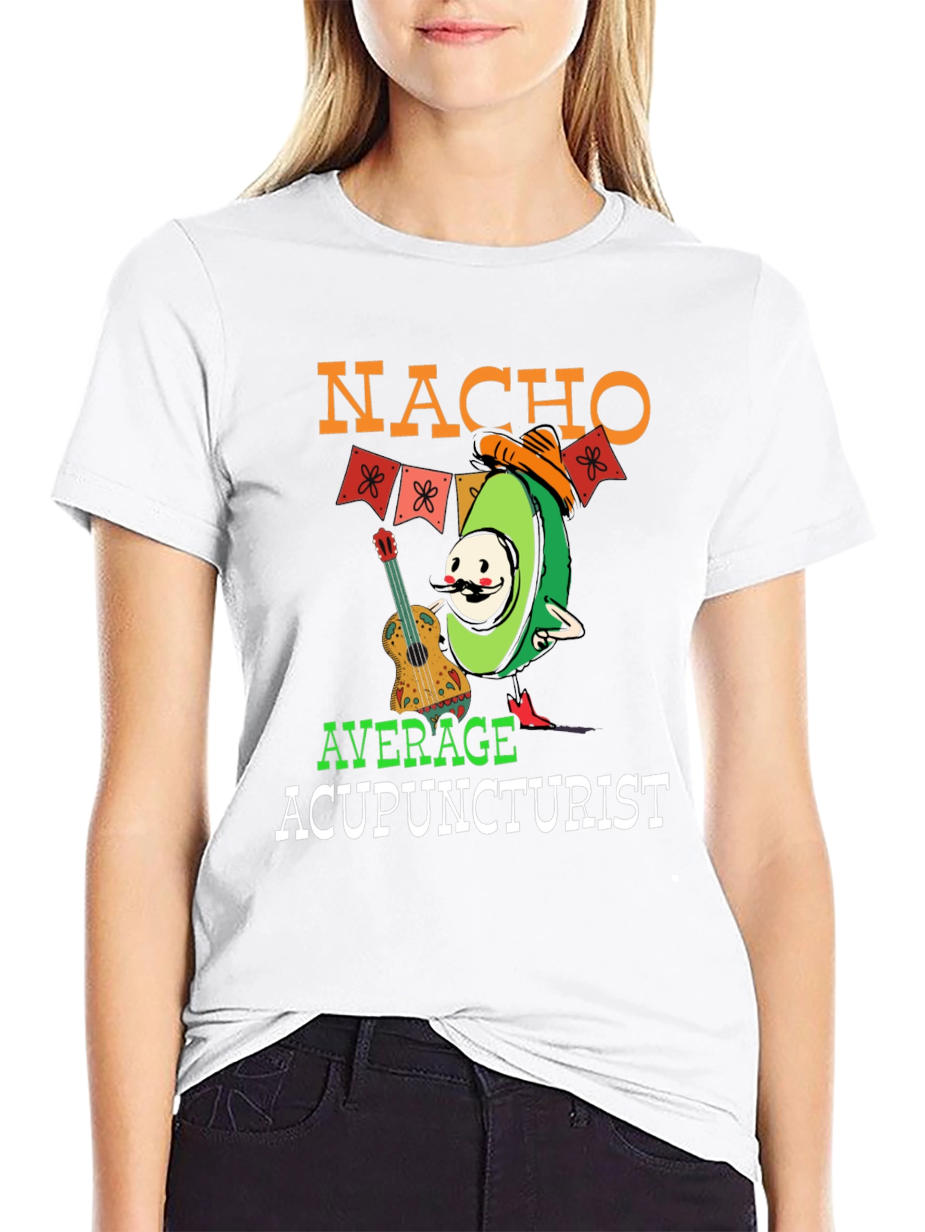 Nacho Average Acupuncturist T-Shirt Funny Avocado Tee