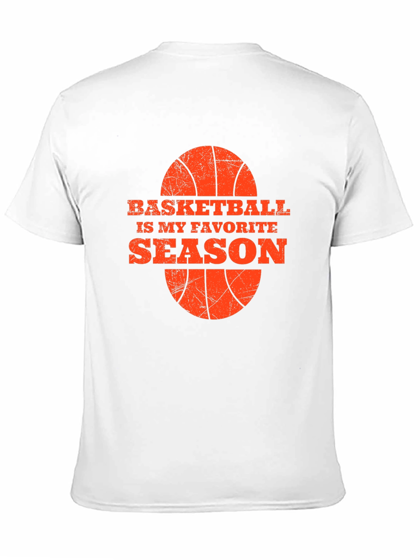 Basketball Season Favorite Tee - Black Graphic T-Shirt